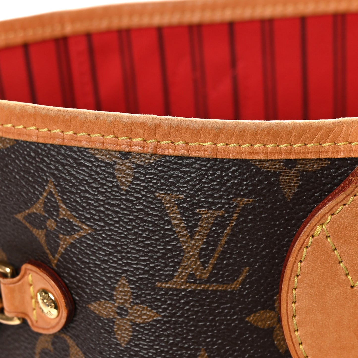 Monogram Neo Neverfull MM Cherry