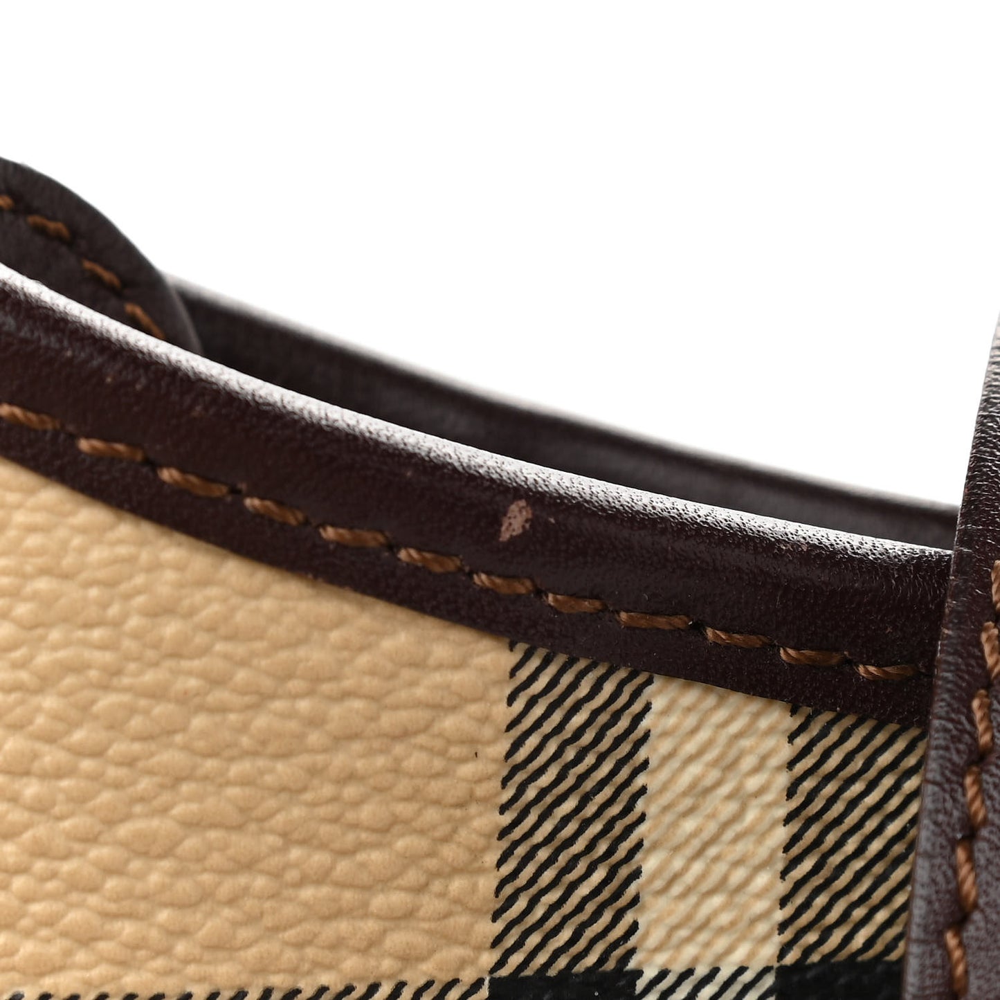 Haymarket Check Buckle Crossbody Bag Chocolate