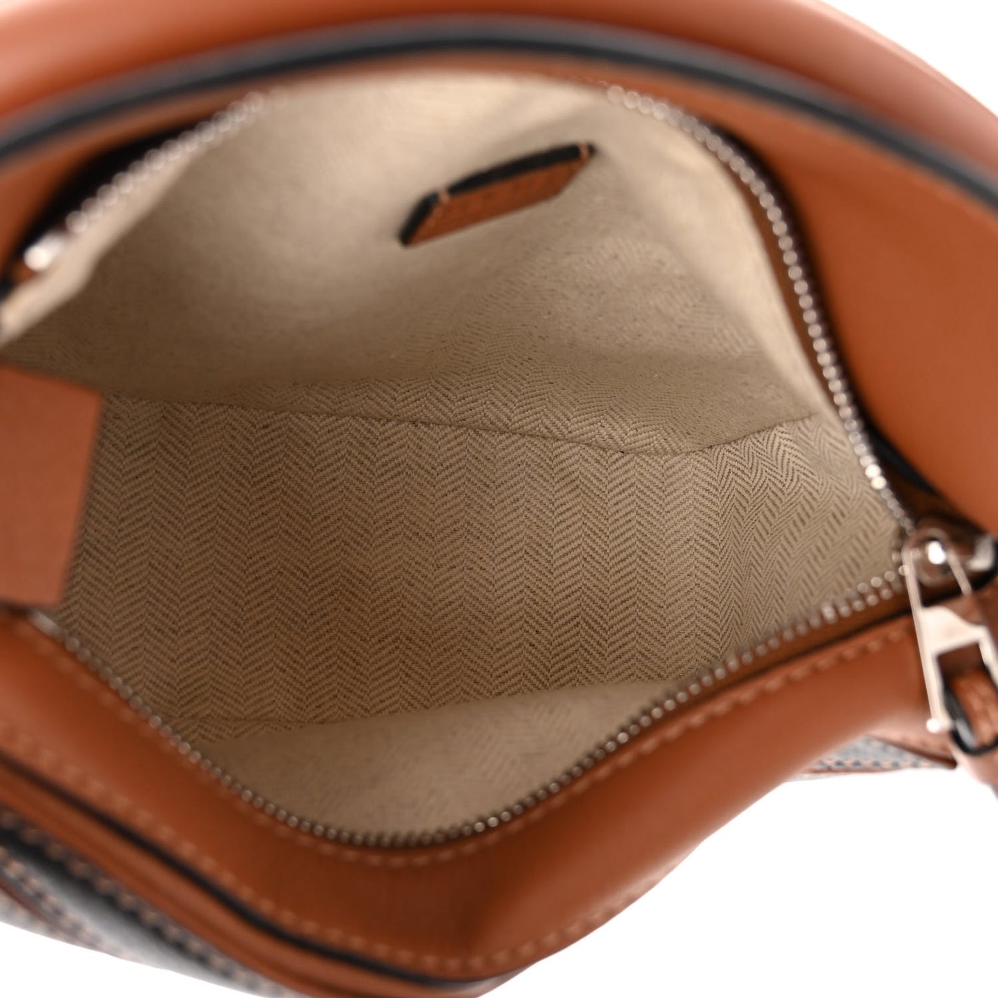 Calfskin Mini Puzzle Bag Tan Black
