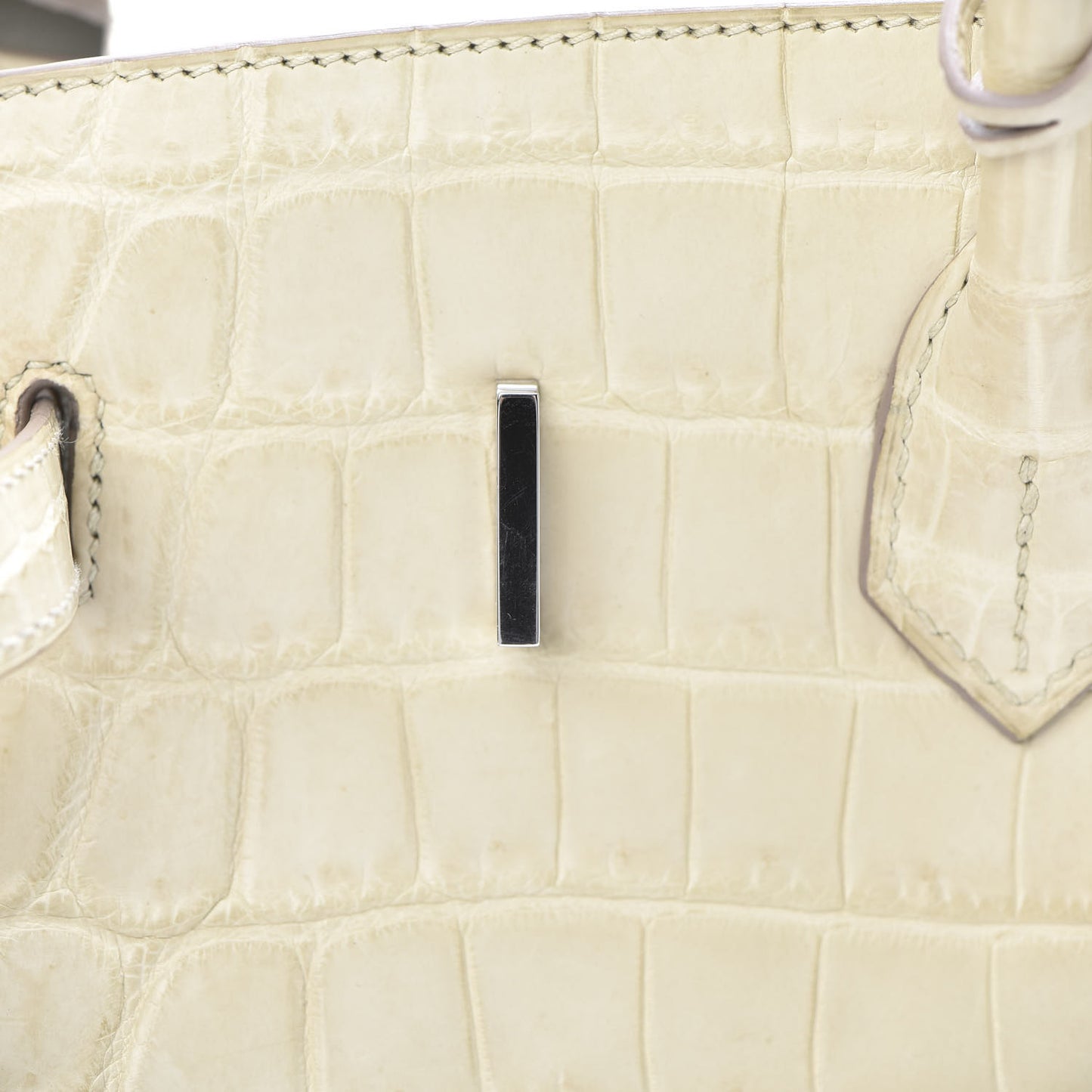 Matte Niloticus Crocodile Birkin 35 Beton