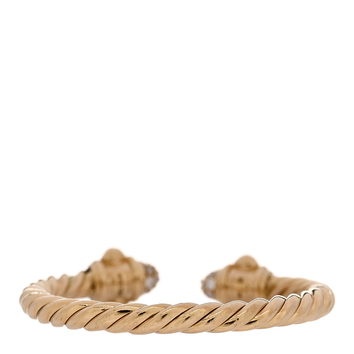 18K Yellow Gold Diamond Renaissance Ring 57 8