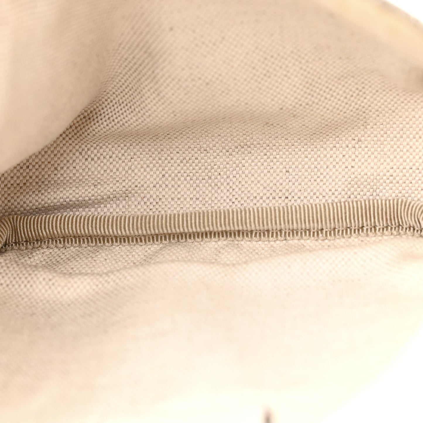 Grained Calfskin Small Logo Belt Bag White