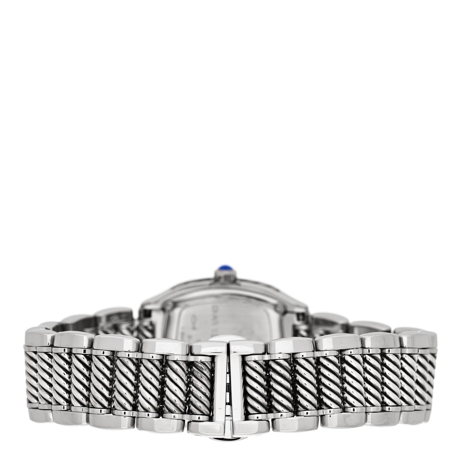 David Yurman Stainless Steel Diamond Bezel Mother of Pearl 25mm Thoroughbred Quartz Watch 3 of 4