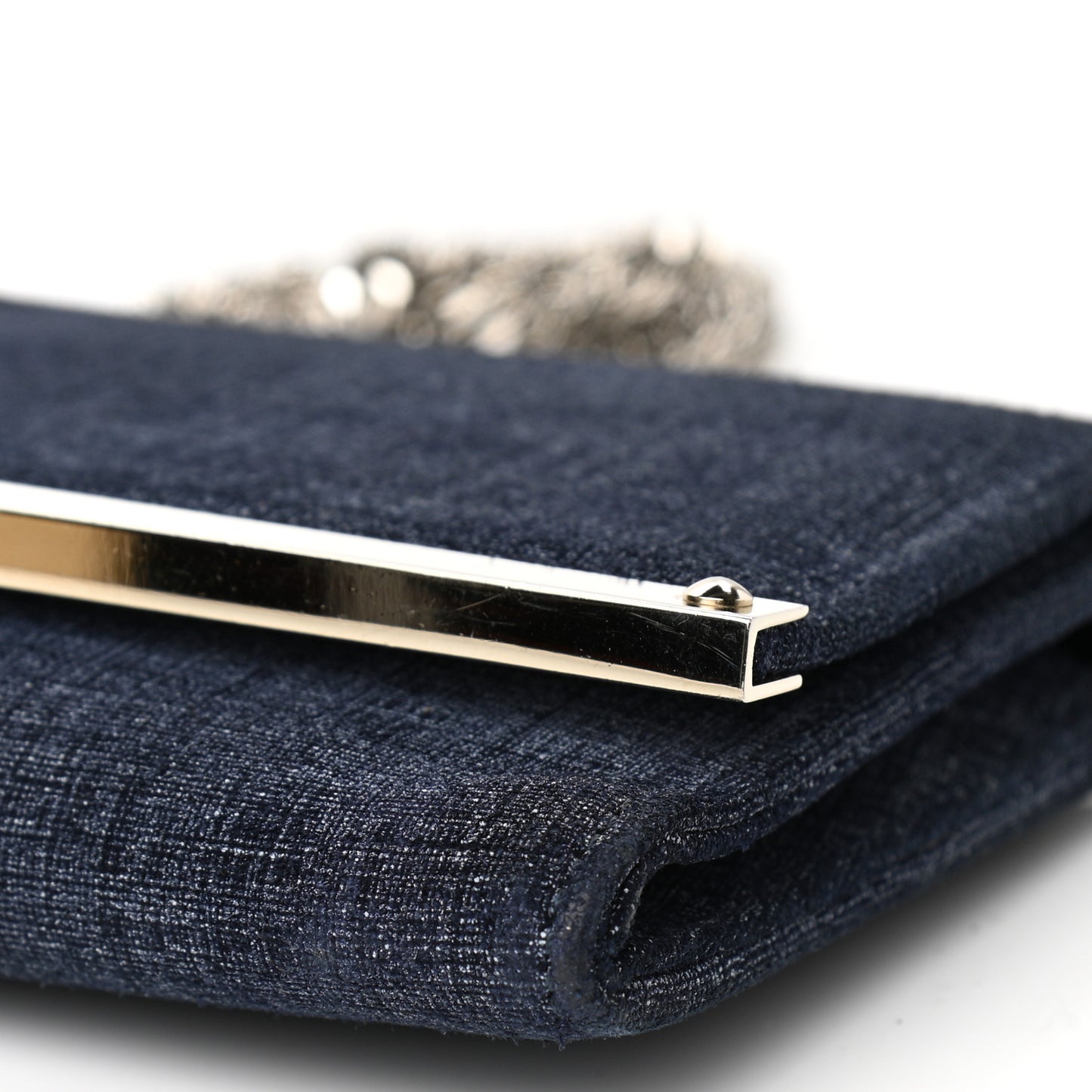 Denim Clutch Blue