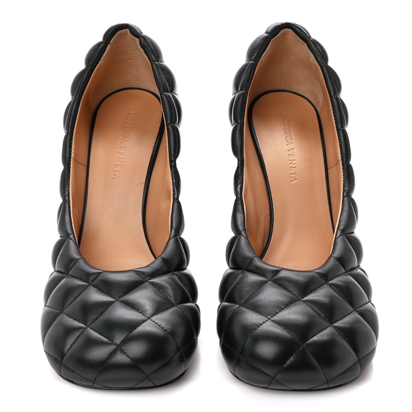 Nappa Matelasse Padded Dream Pumps 40 Black