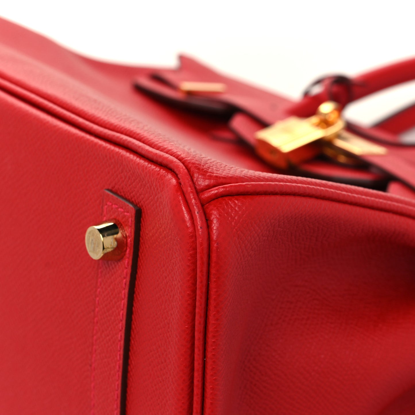 Epsom Birkin 30 Rouge Casaque