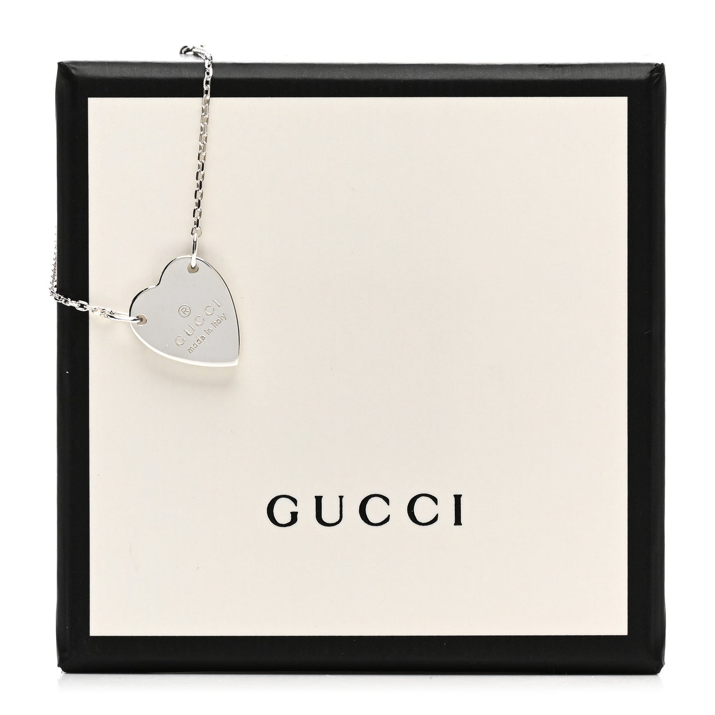 Sterling Silver Trademark Heart Bracelet
