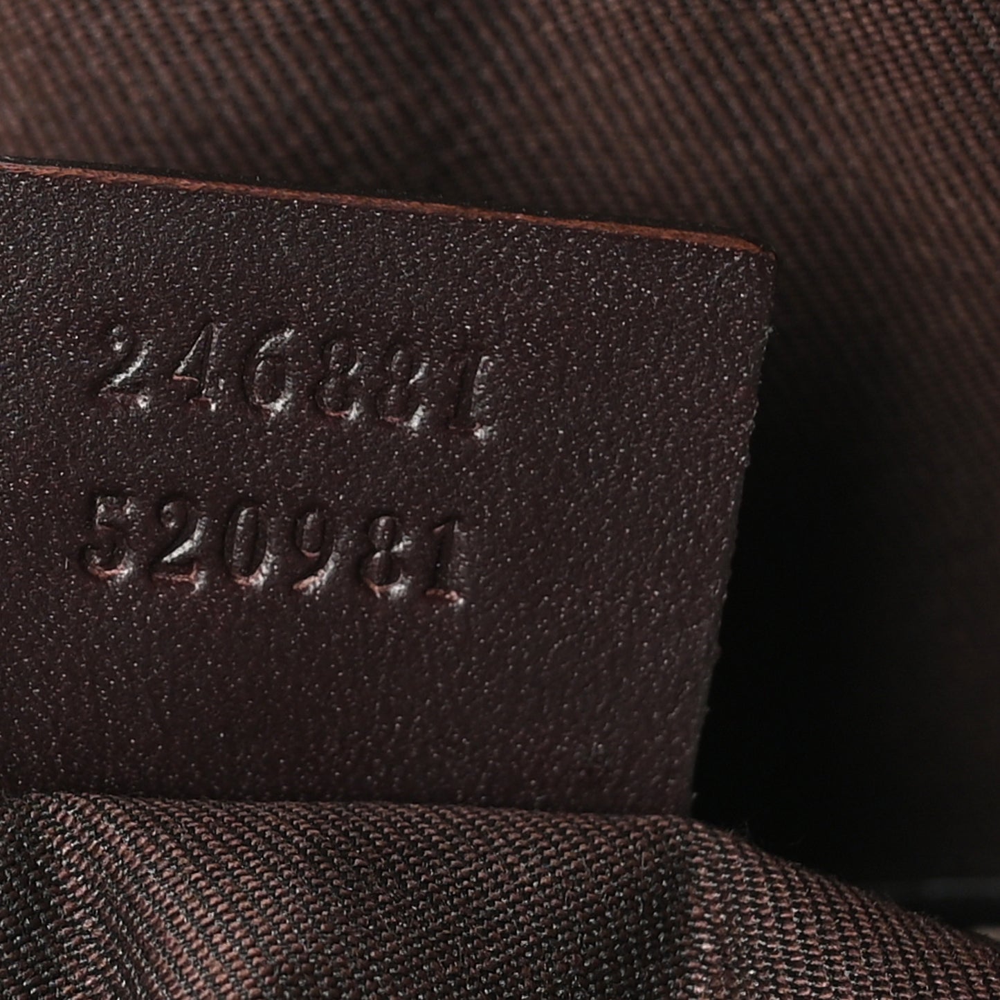 GG Plus Monogram Front Pocket Messenger Dark Brown