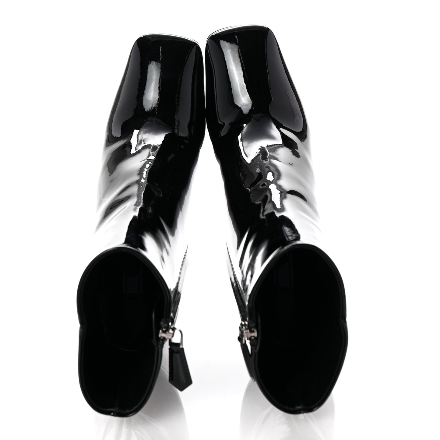 Vernice Square Ankle Boots 35 Black