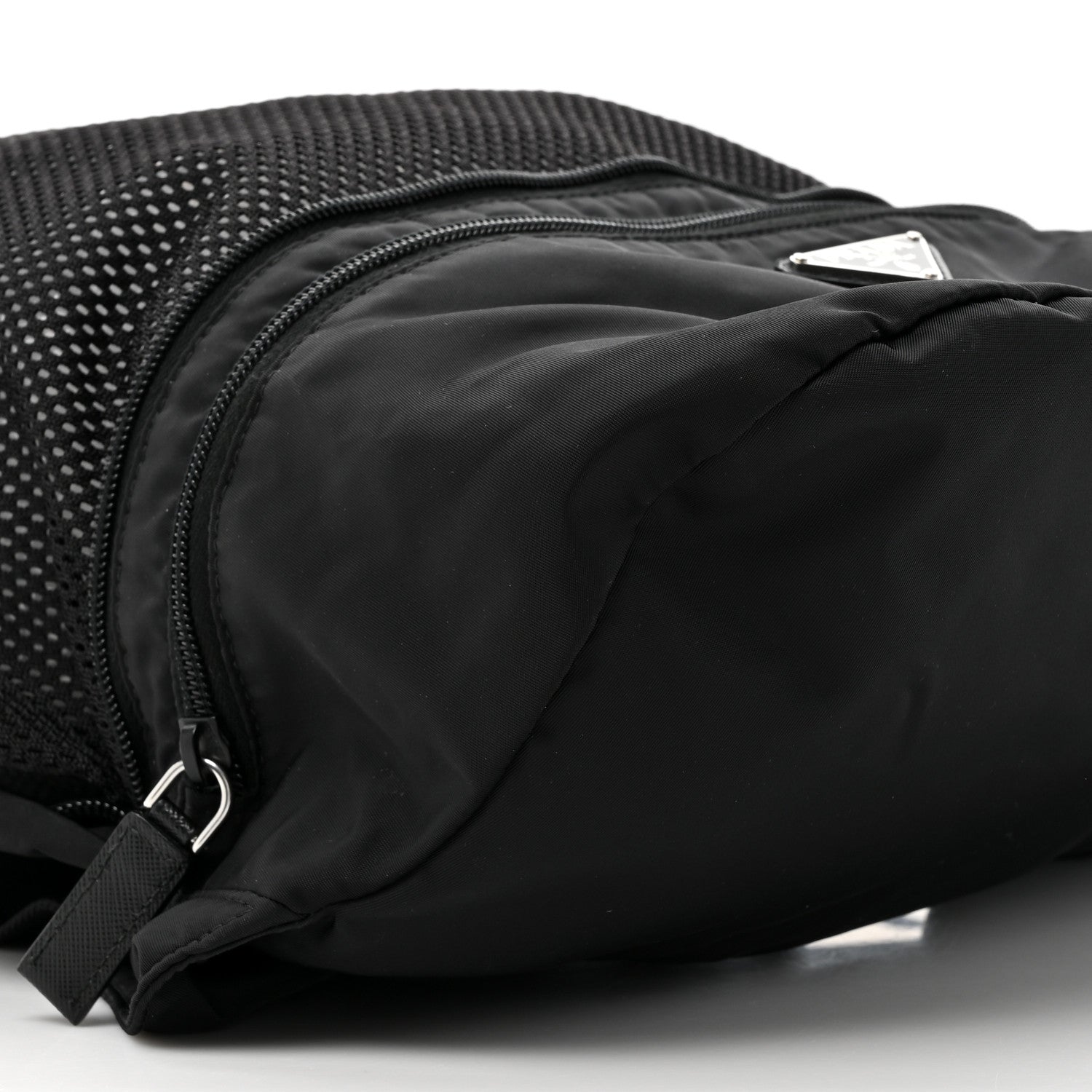 Prada Re-Nylon Saffiano Convertible Belt Bag Black 16 of 17
