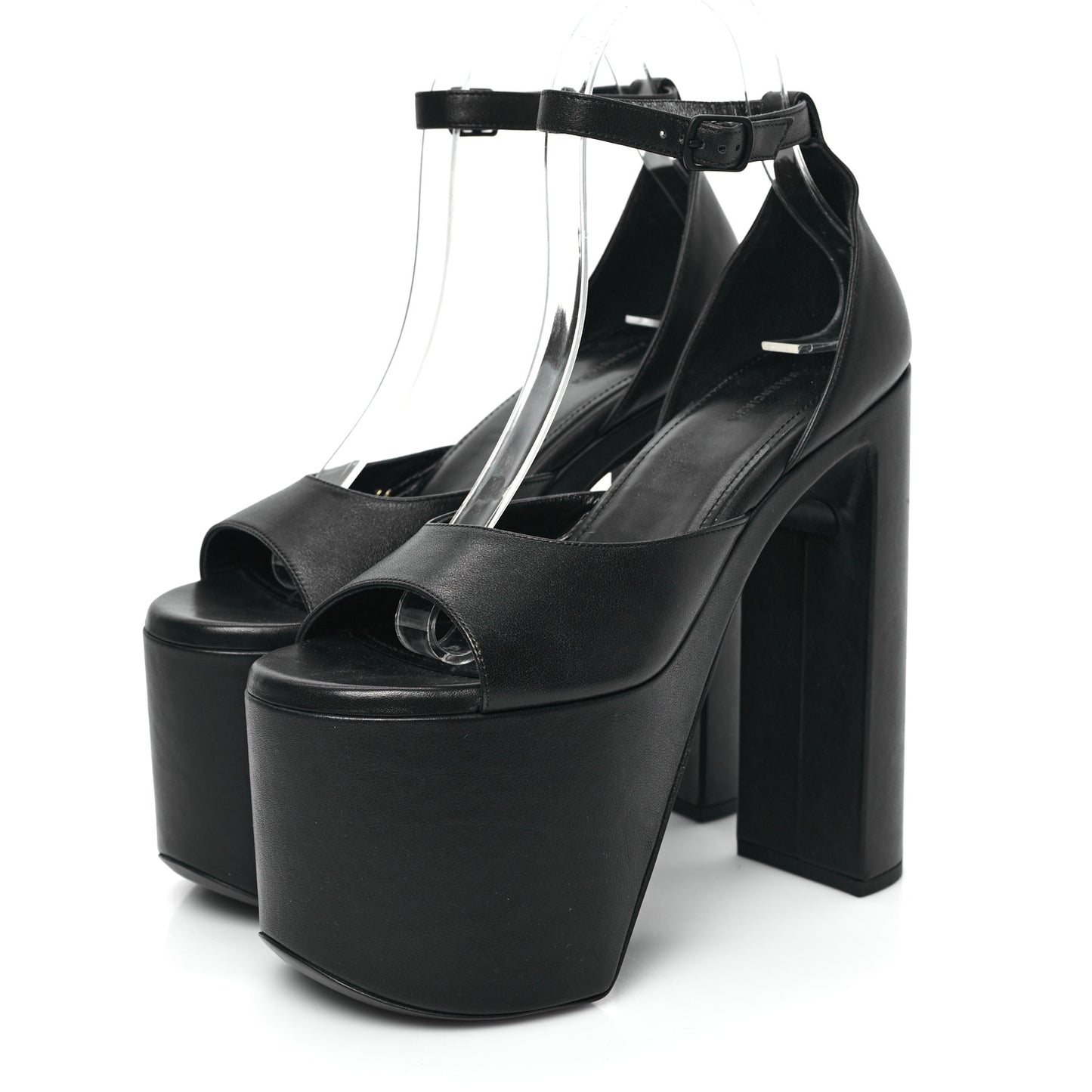 Lambskin Camden 160mm Platform Pumps 36 Black