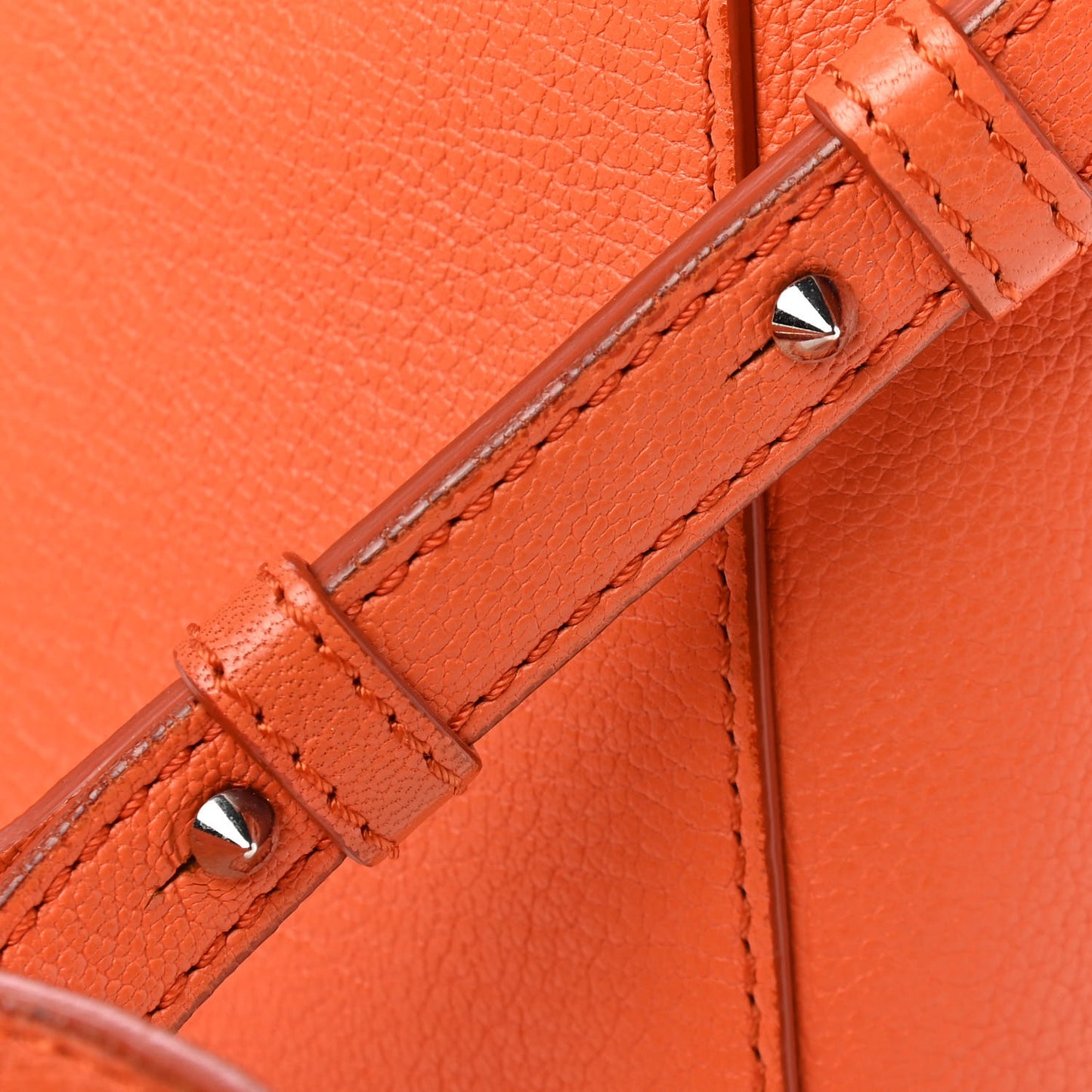 Sugar Goatskin Mini Antigona Orange