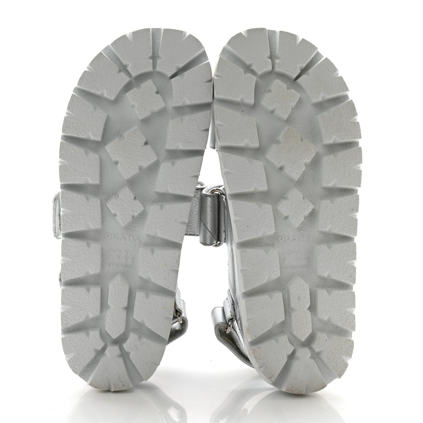 Metallic Nappa Quilted Padded Slingback Sandals 37 Silver