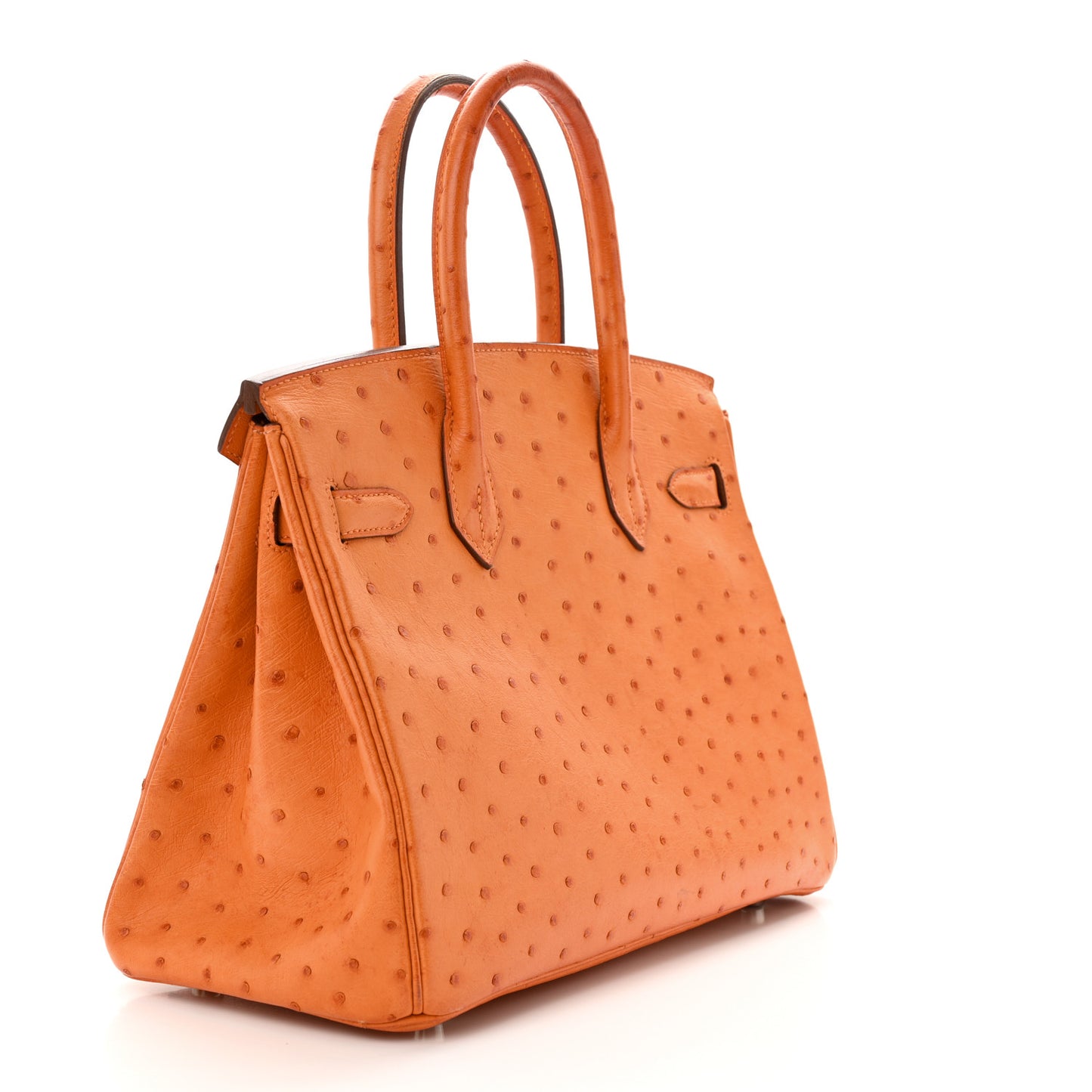 Ostrich Birkin 30 Orange