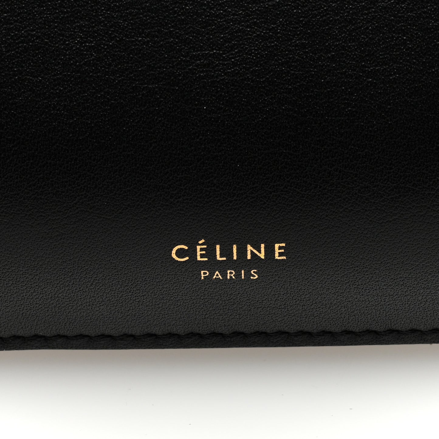 Smooth Calfskin Mini Clasp Bag Black