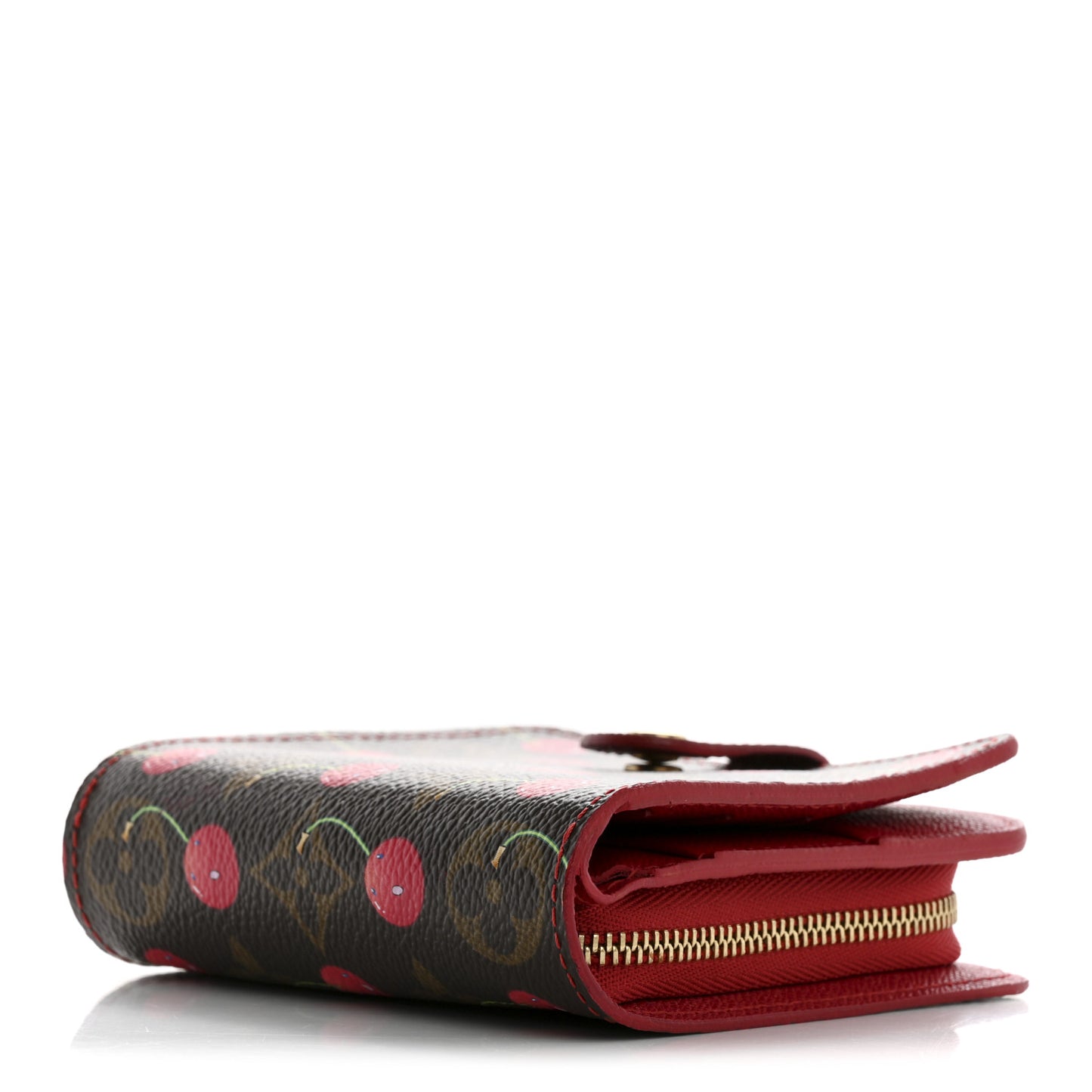 Monogram Cerises Compact Zipped Wallet