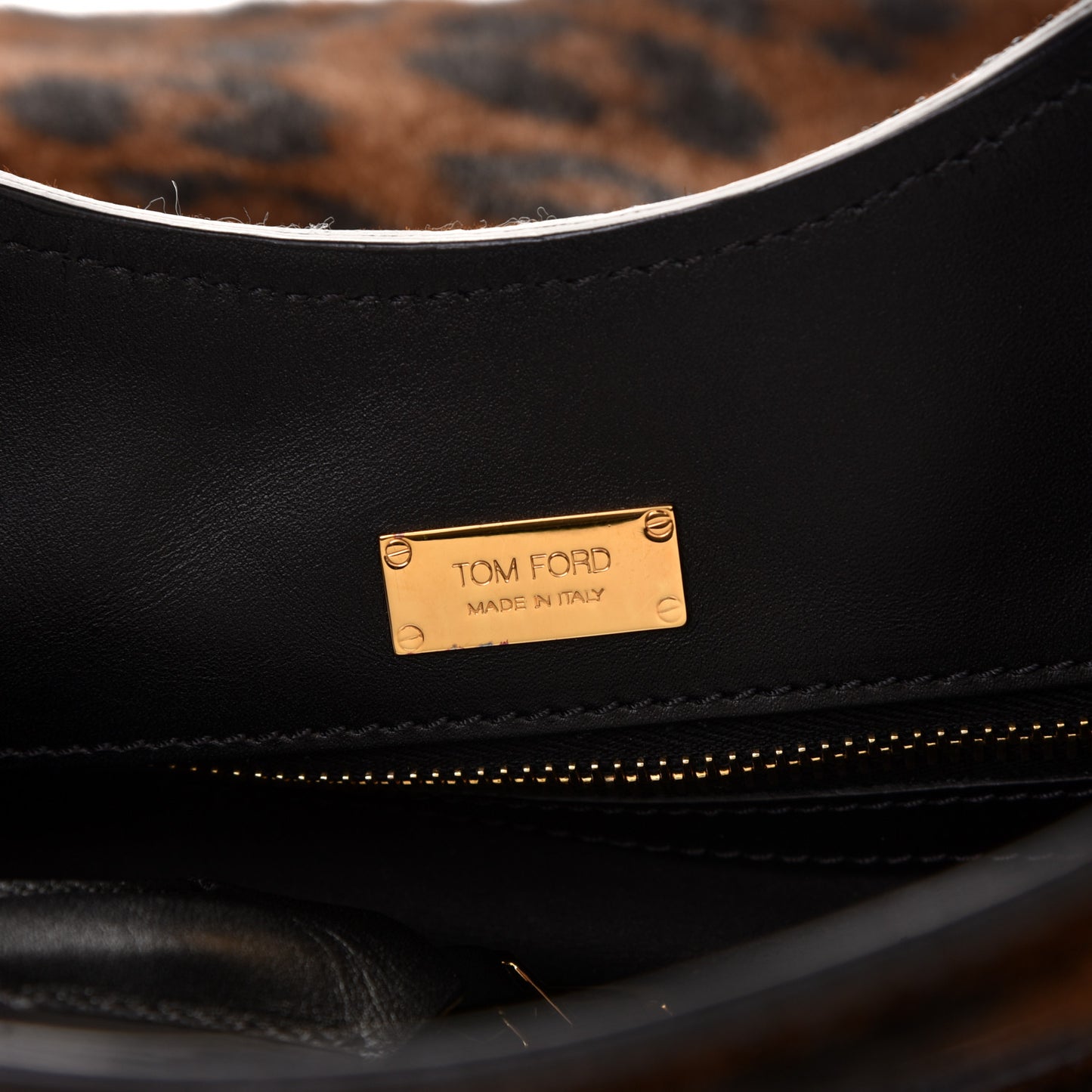 Calf Hair Small Alix Shoulder Bag Brown