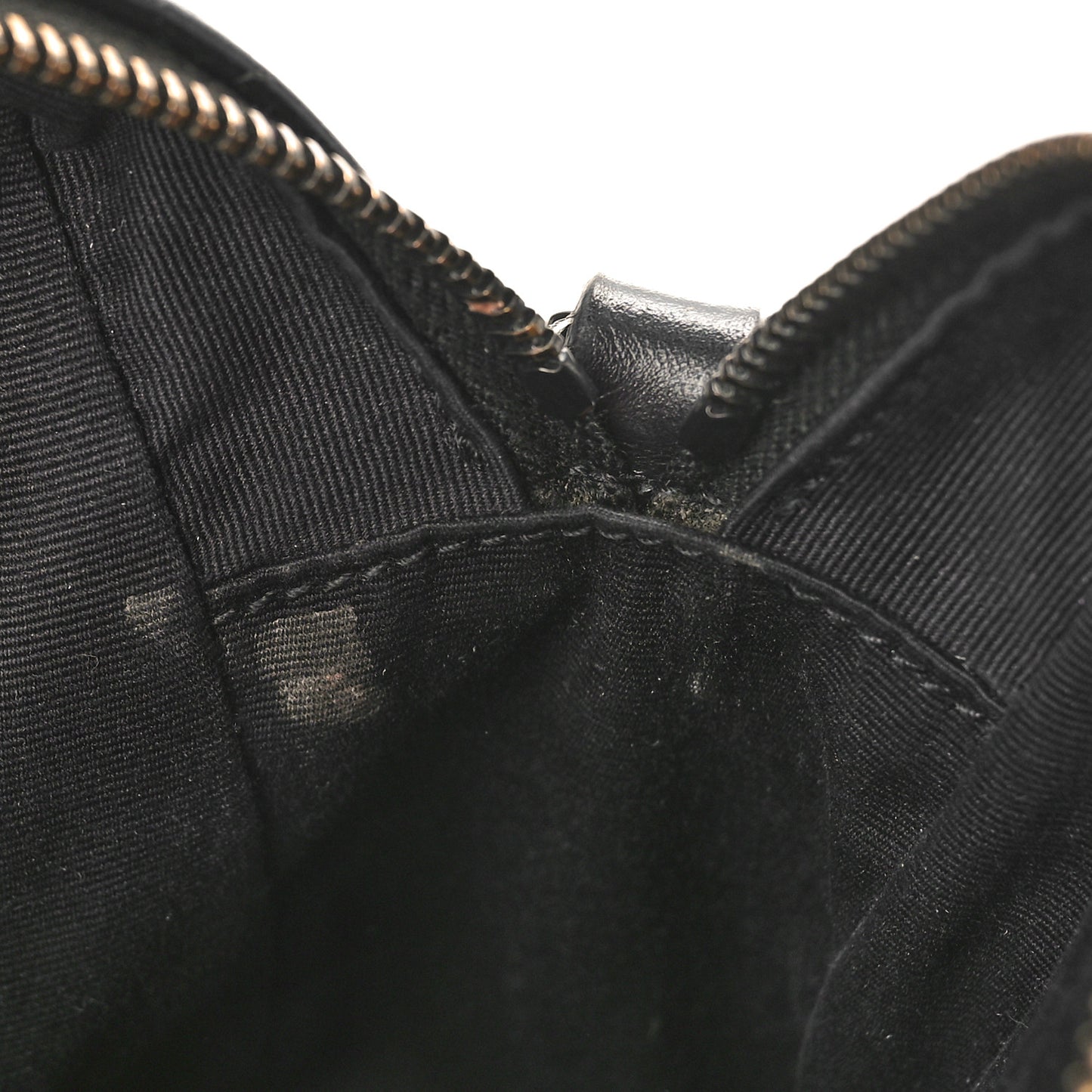 Calfskin Matelasse Monogram Monochrome Lou Camera Bag Black