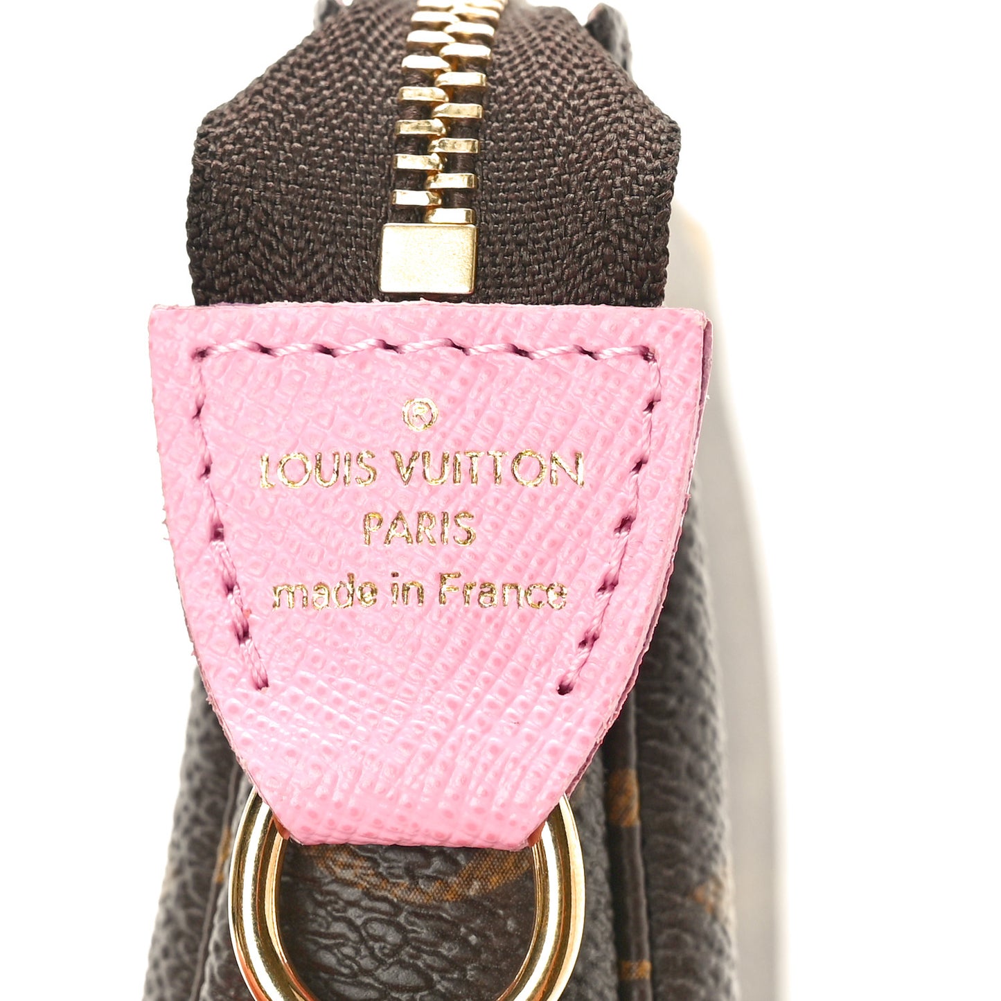 Monogram 2022 Christmas Animation Paris Mini Pochette Accessories Pink