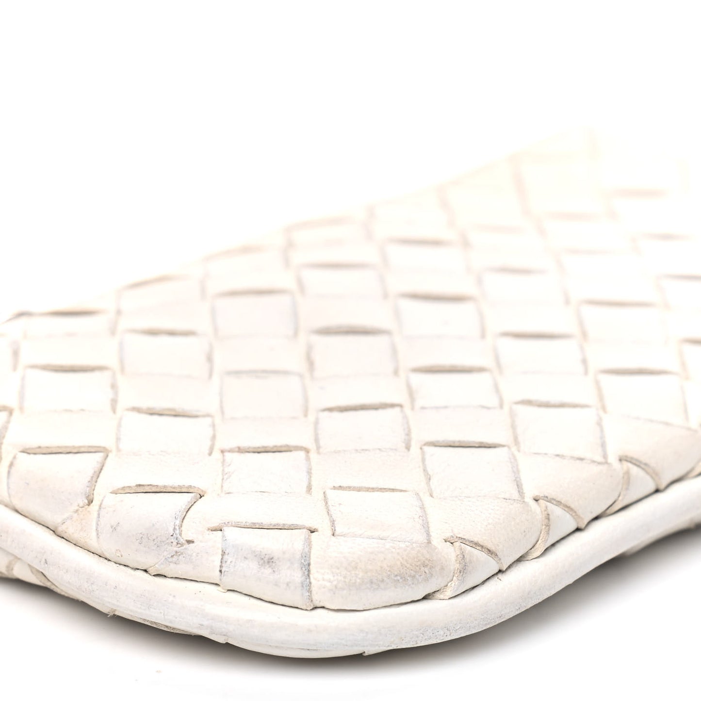 Nappa Intrecciato Key Holder White