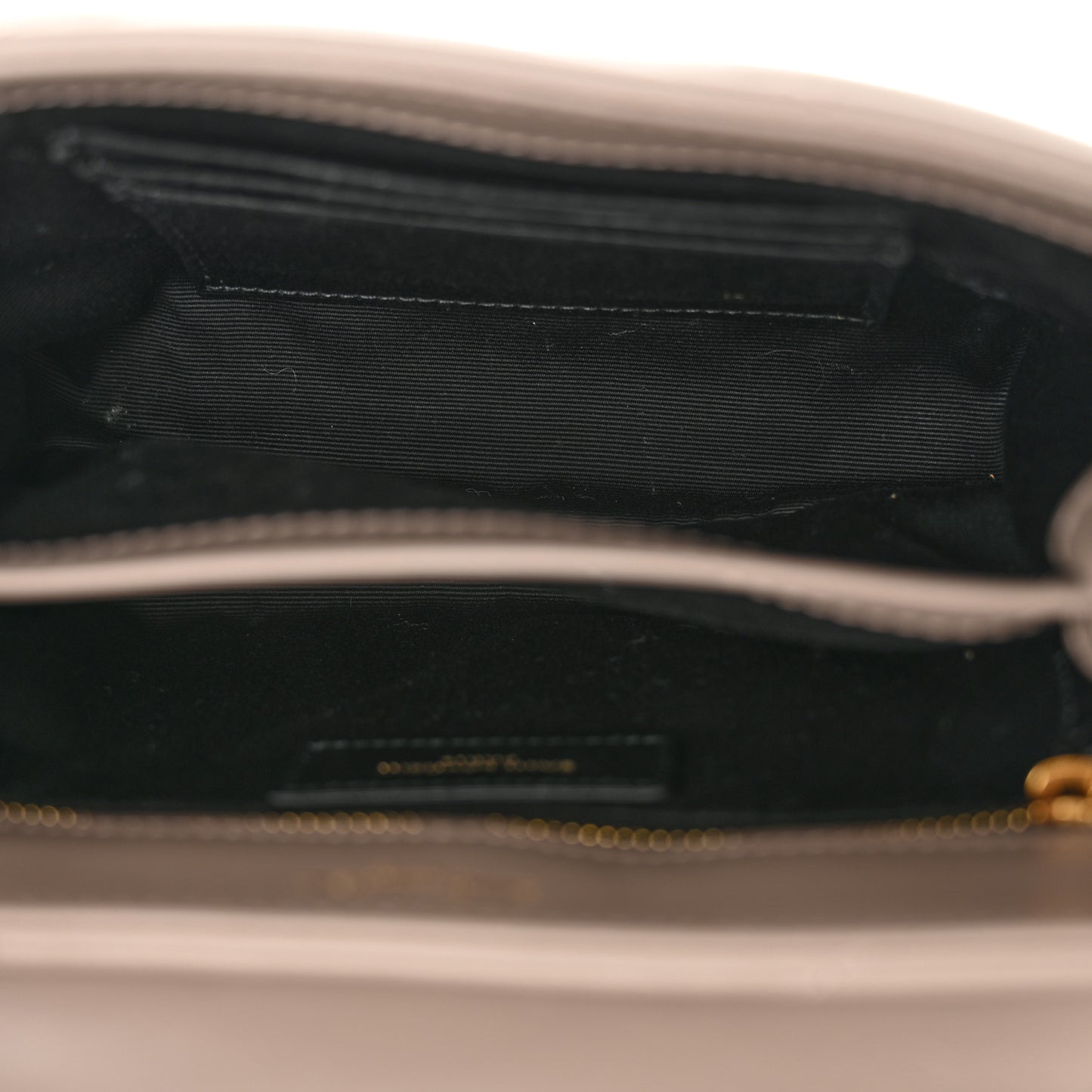 Calfskin Y Quilted Monogram Toy Loulou Crossbody Bag Taupe