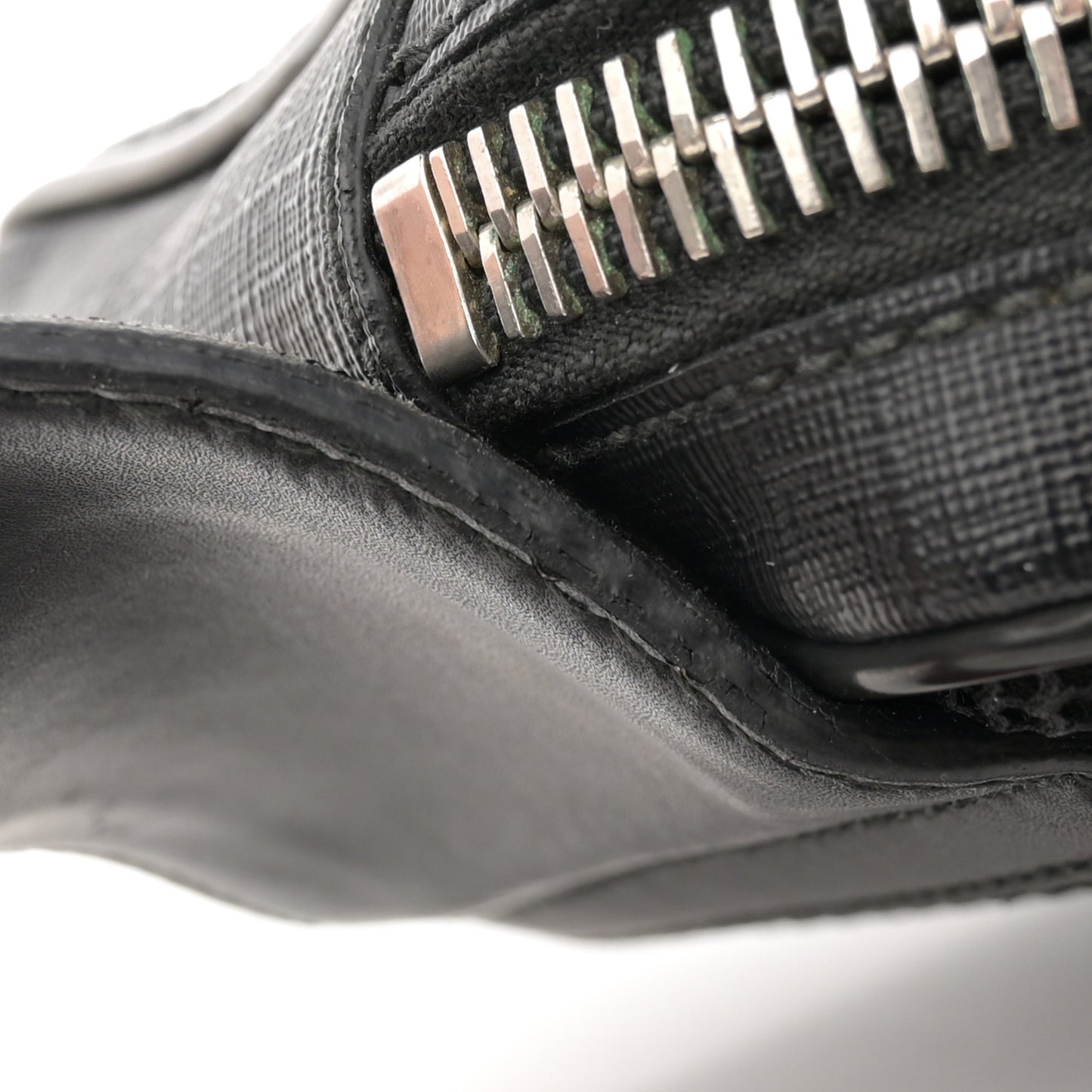 Soft GG Supreme Monogram Web Belt Bag Black Grey