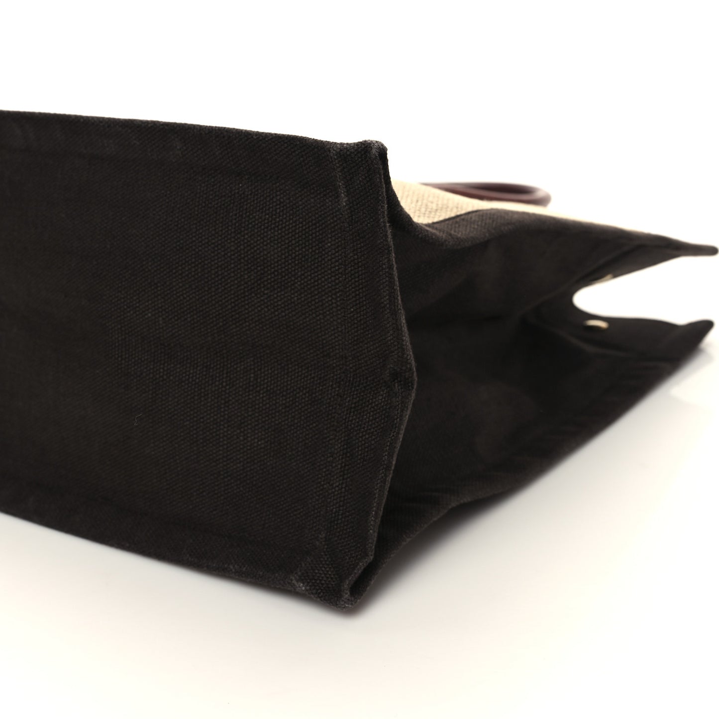 Linen Calfskin Rive Gauche Tote Natural