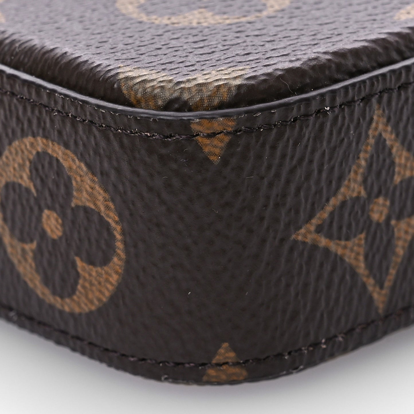 Monogram Pochette Felicie Chain Wallet Fuchsia