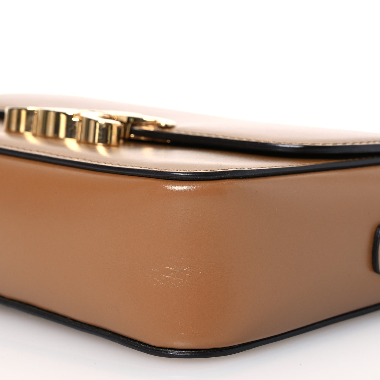 Shiny Calfskin Teen Triomphe Bronze