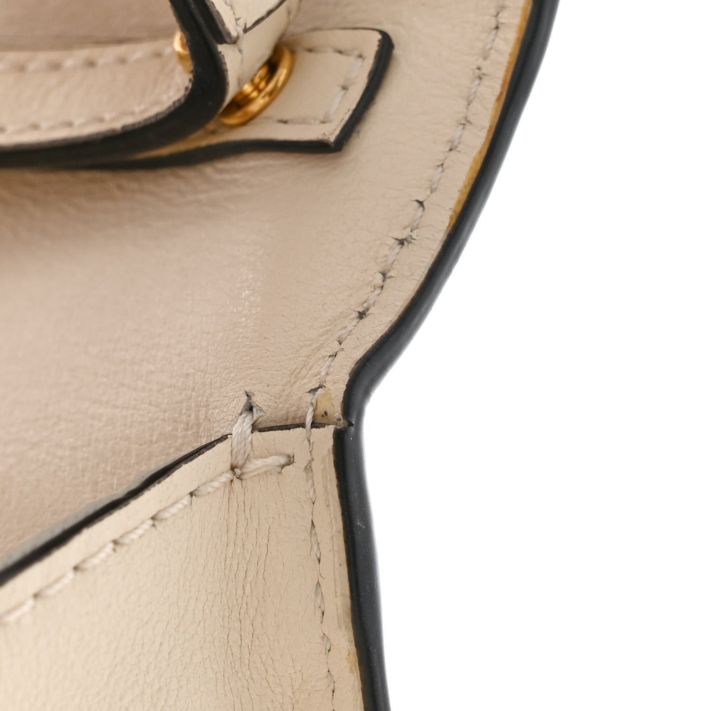Calfskin Vlogo Loco Shoulder Bag Light Ivory