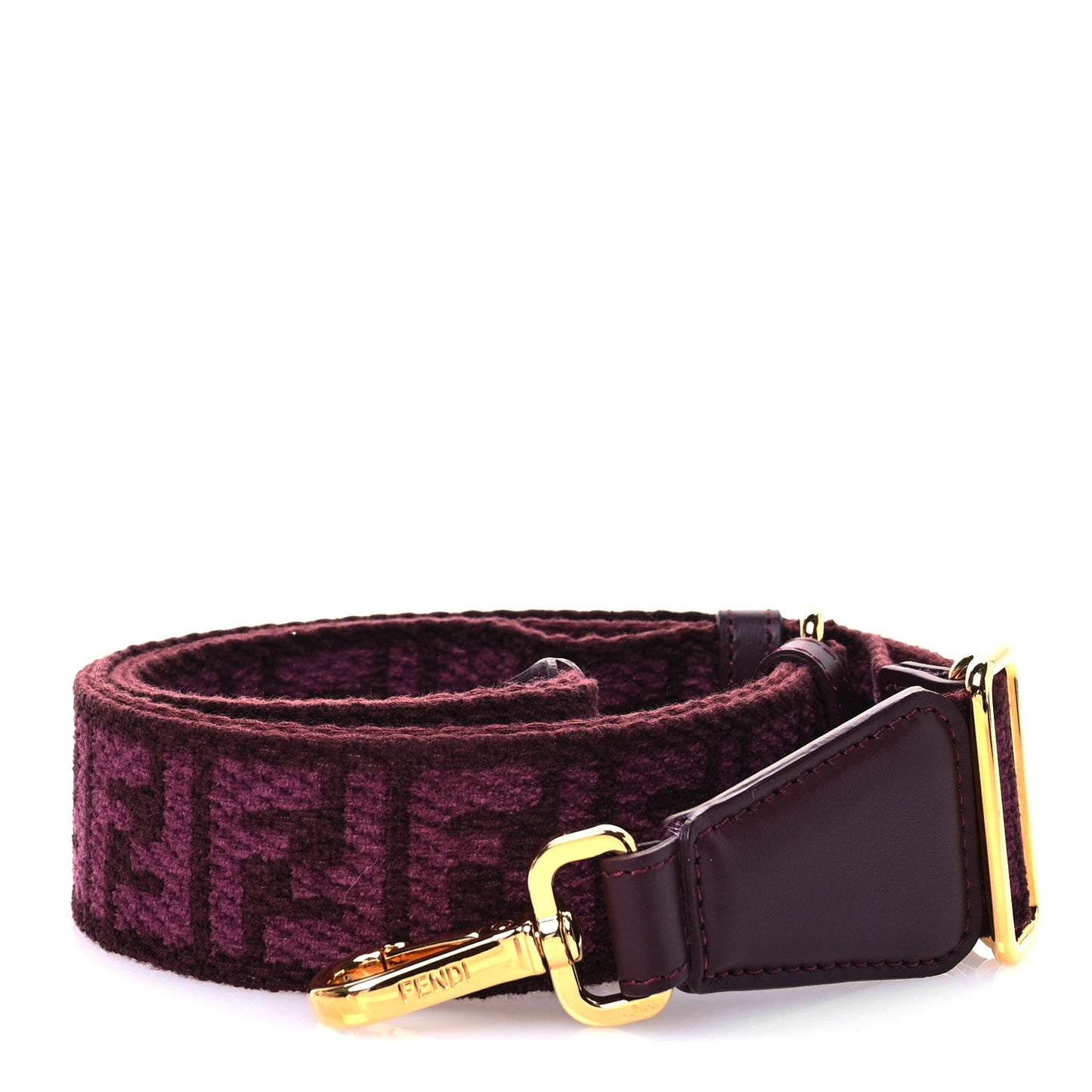 Chenille Vitello King FF Adjustable Strap You Burgundy