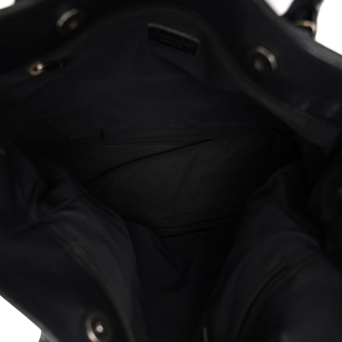 Caviar Tall Cerf Tote Black