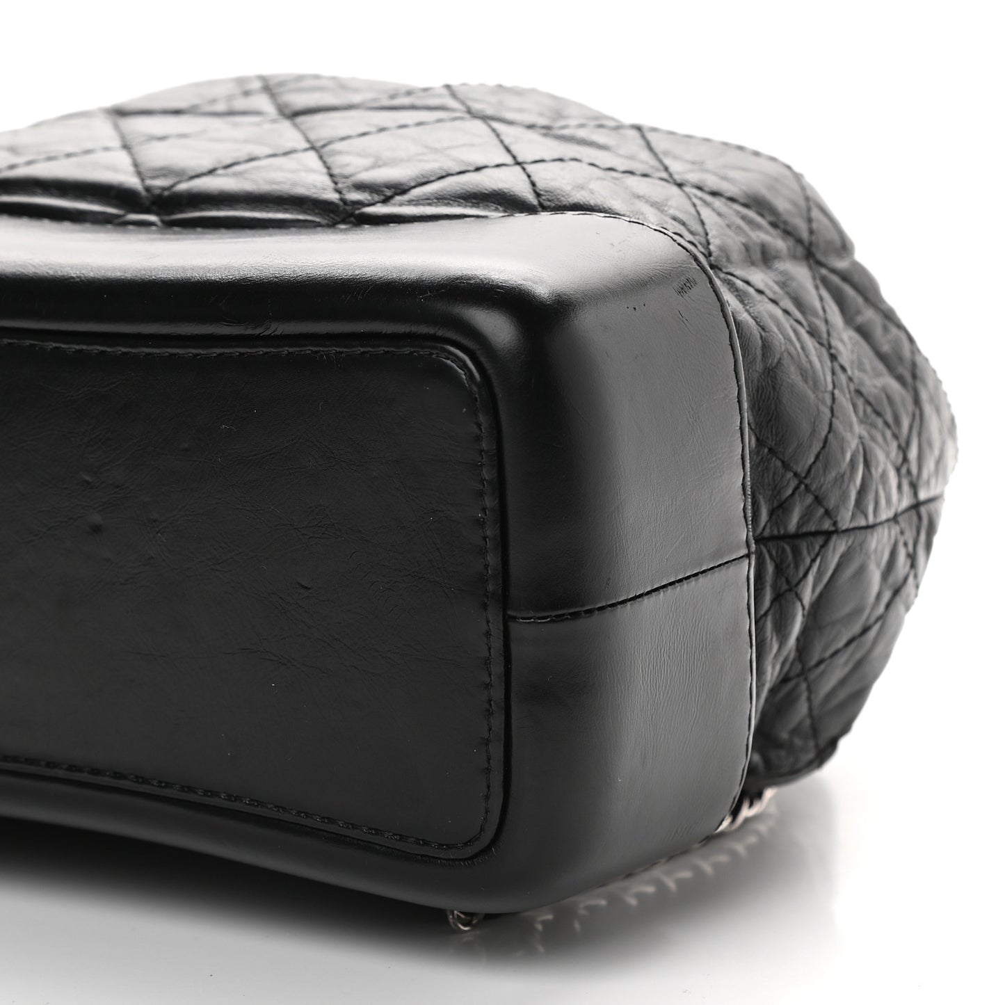 Aged Calfskin Quilted Small Gabrielle Backpack