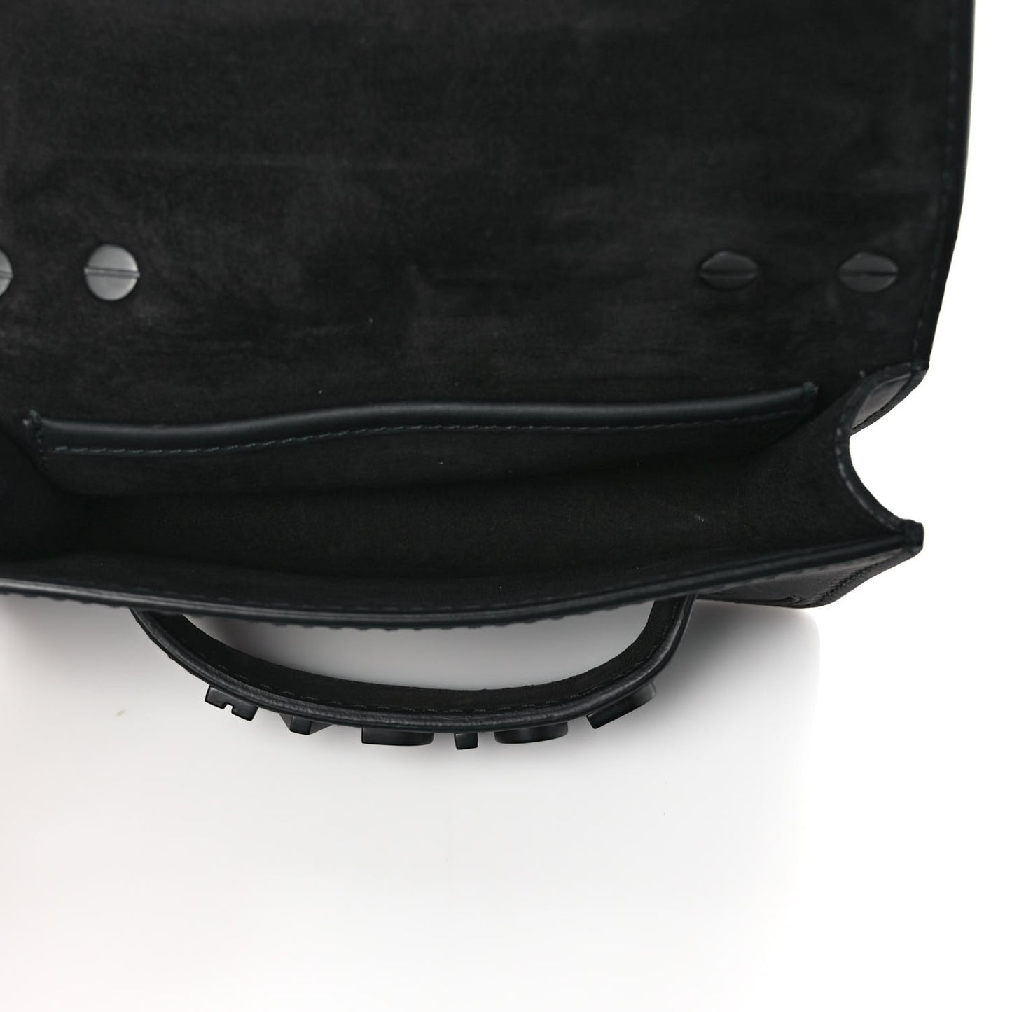 Ultra Matte Calfskin Mini J'Adior Chain Flap Bag Black