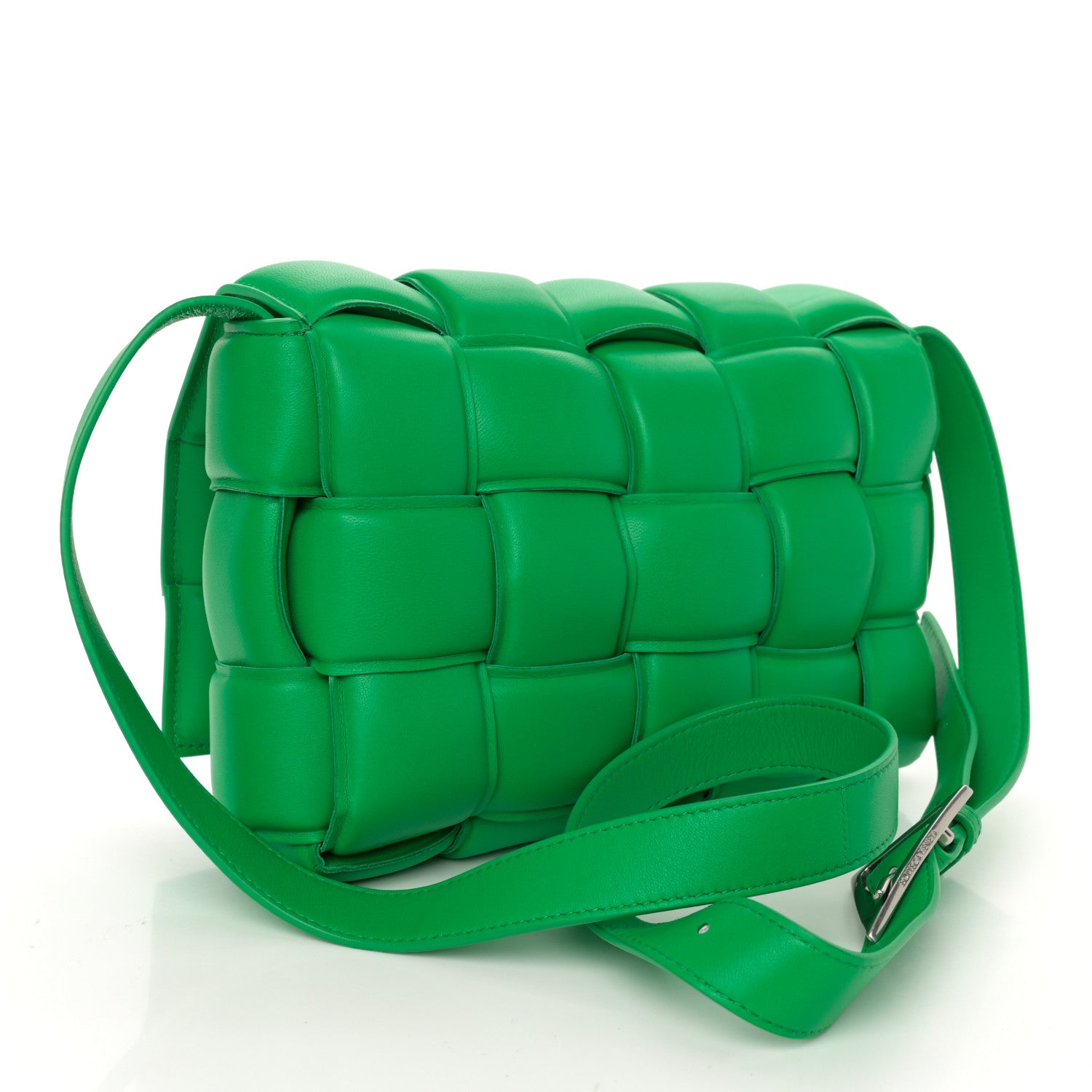 Bottega Veneta Nappa Maxi Intreccio Padded Cassette Crossbody Bag Parakeet 3 of 10