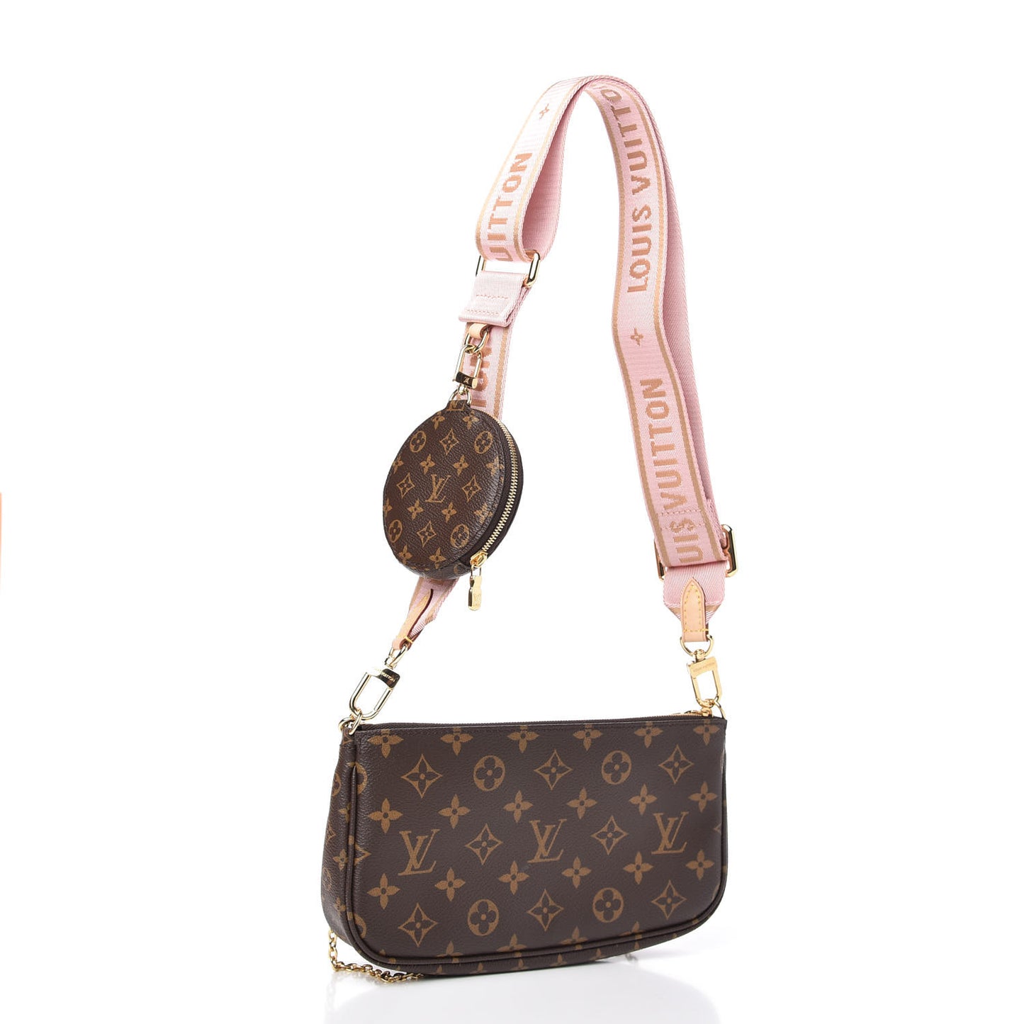 Monogram Multi Pochette Accessories Rose Clair