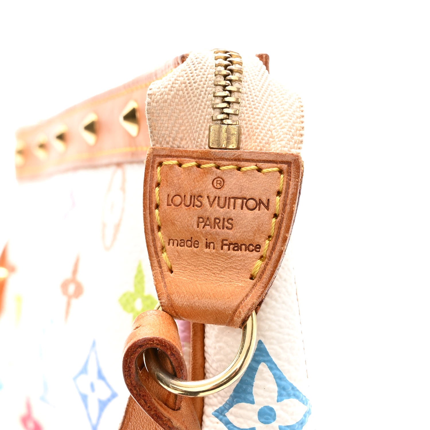 Louis Vuitton Monogram Multicolor Pochette Accessories White 6 of 12