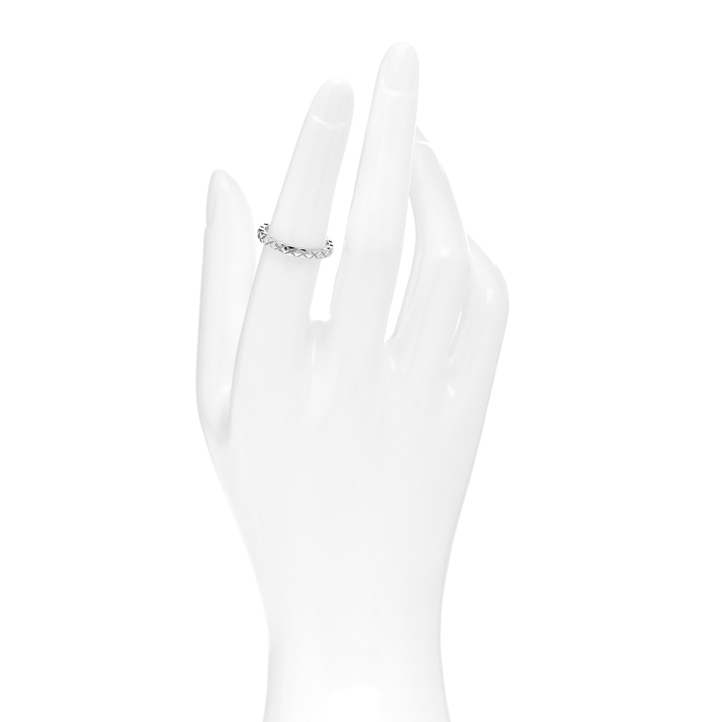 Platinum Mini Coco Crush Ring 52 6