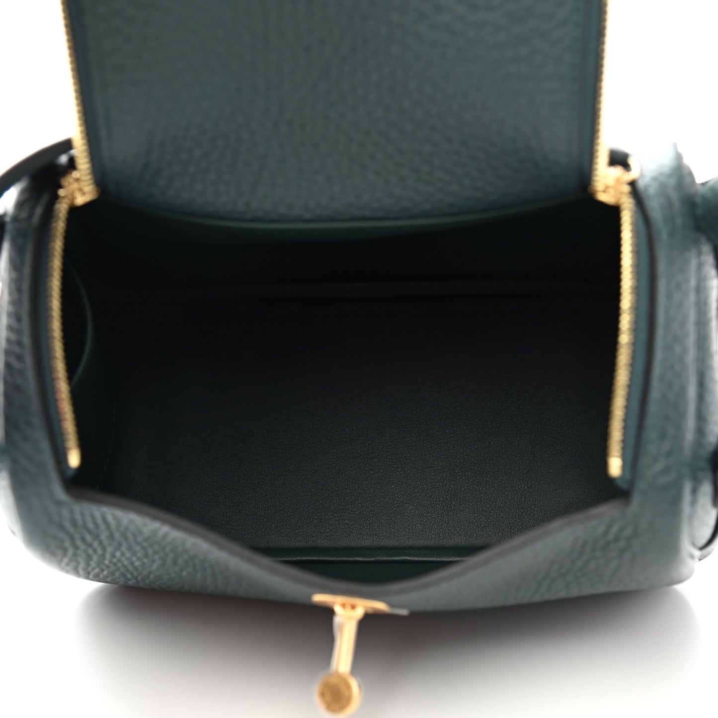 Taurillon Clemence Mini Lindy 20 Vert Cypress