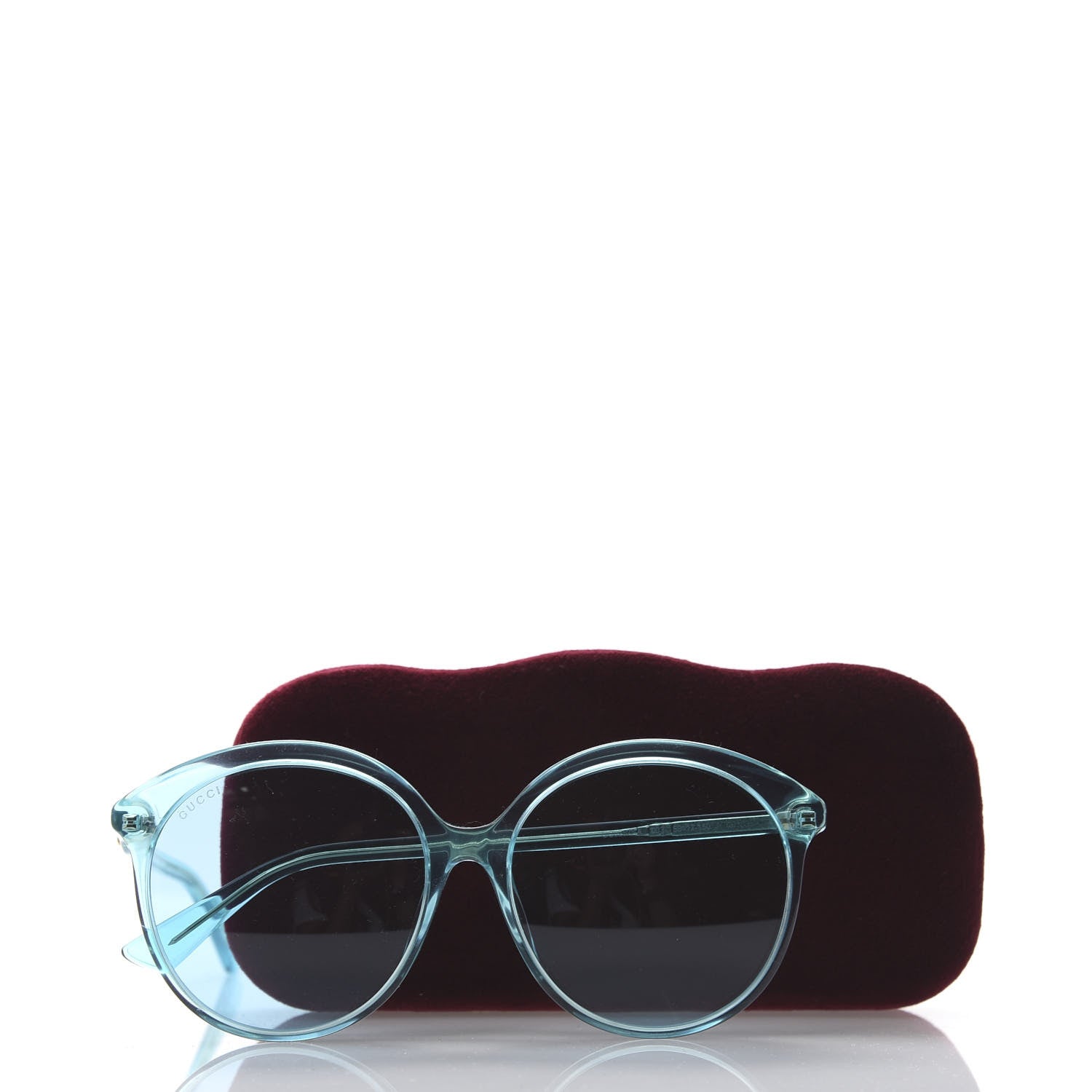 Gucci Acetate Sunglasses GG0257S Blue 8 of 8