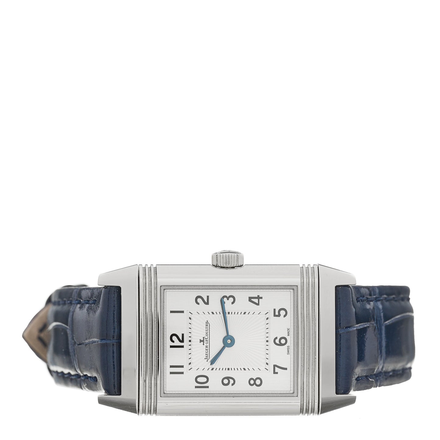 Stainless Steel Alligator 21mm Reverso Classic Manual Winding Watch Q2608440