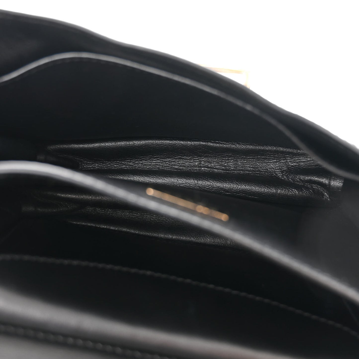 City Calf Saffiano Cahier Bag Black