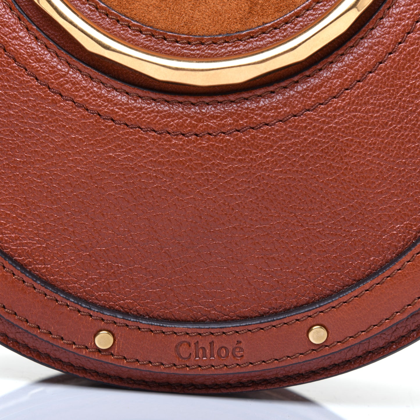 Shiny Goatskin Smooth Calfskin Suede Small Pixie Bag Saffron Red