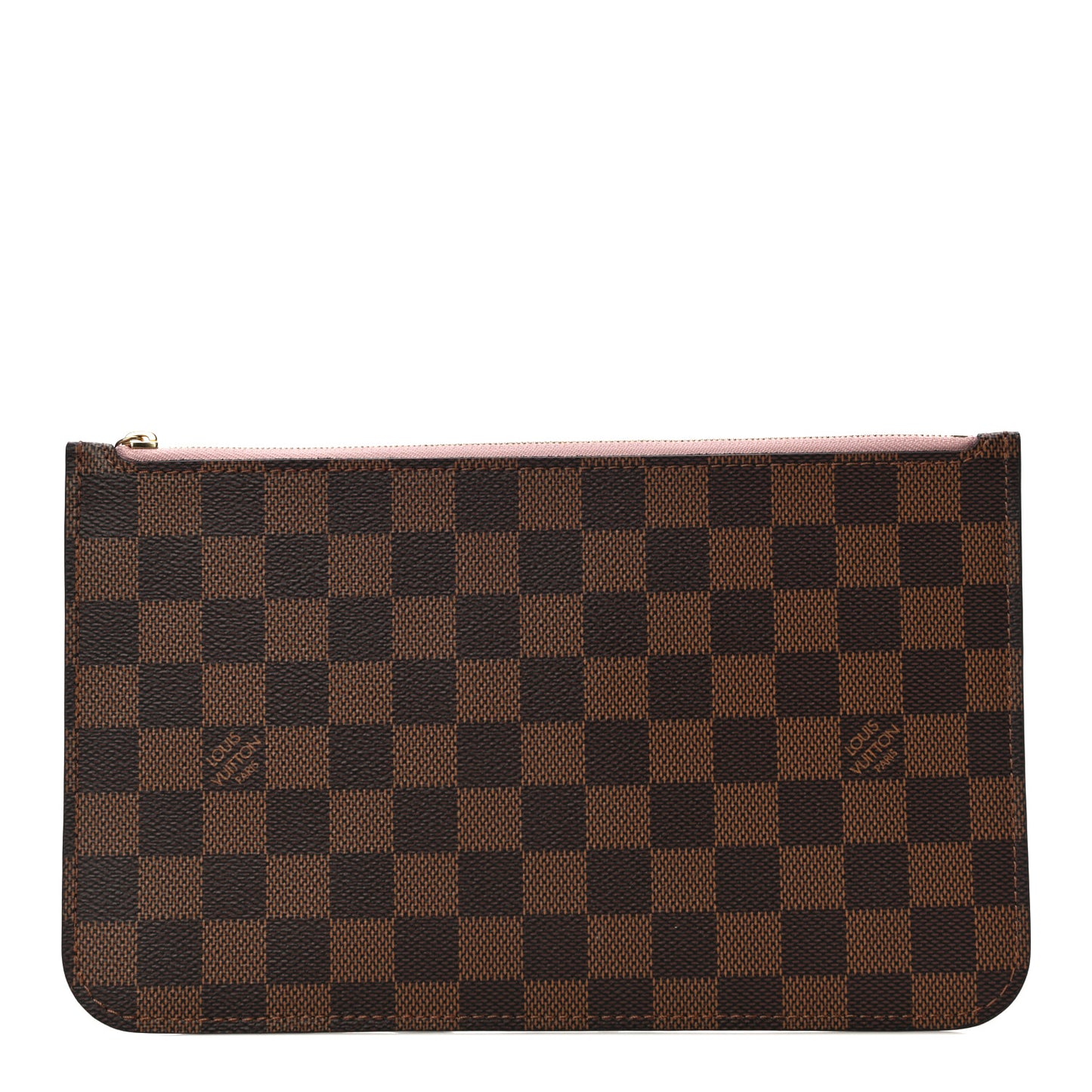 Damier Ebene Neverfull MM GM Pochette Rose Ballerine