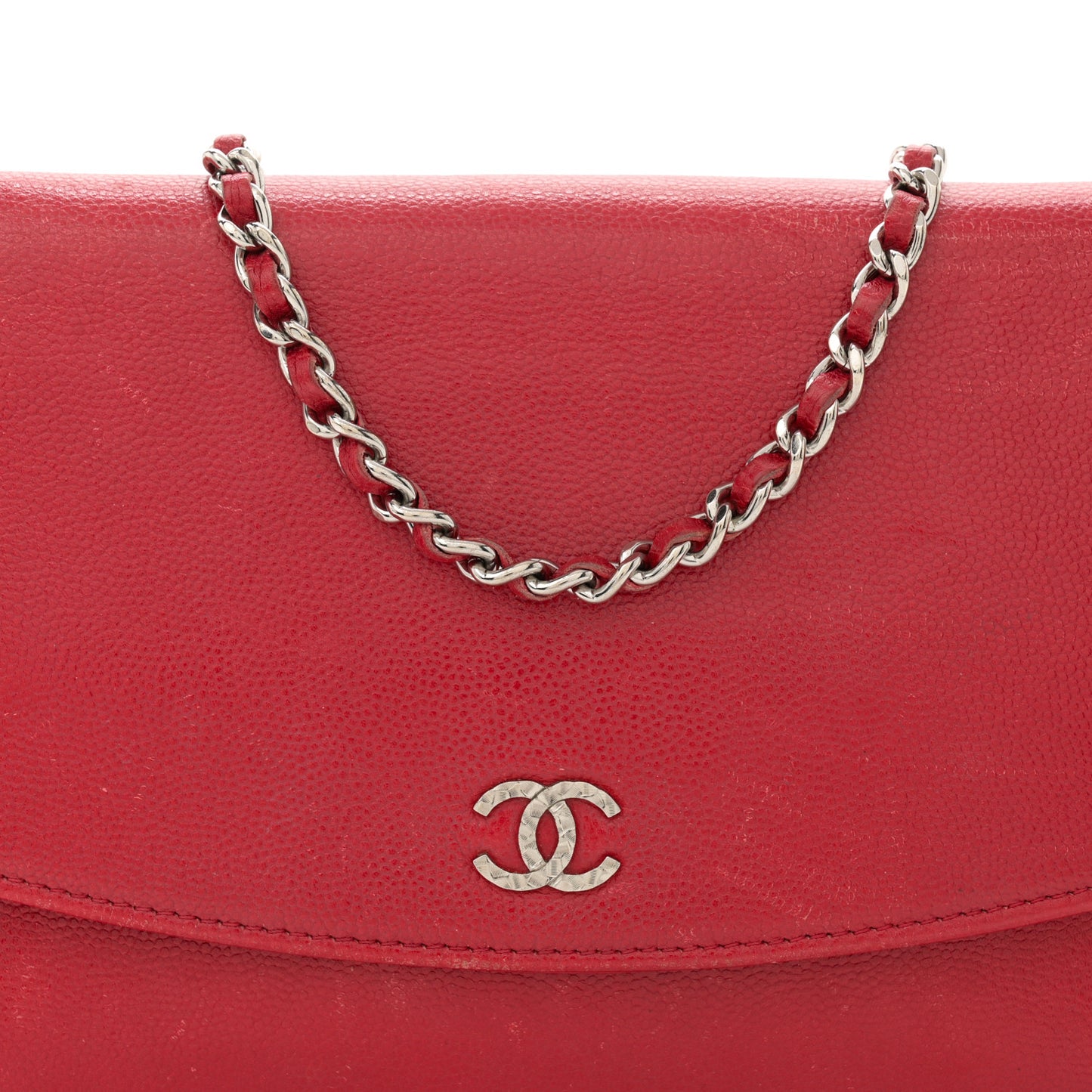 Caviar Sevruga Wallet on Chain WOC Red