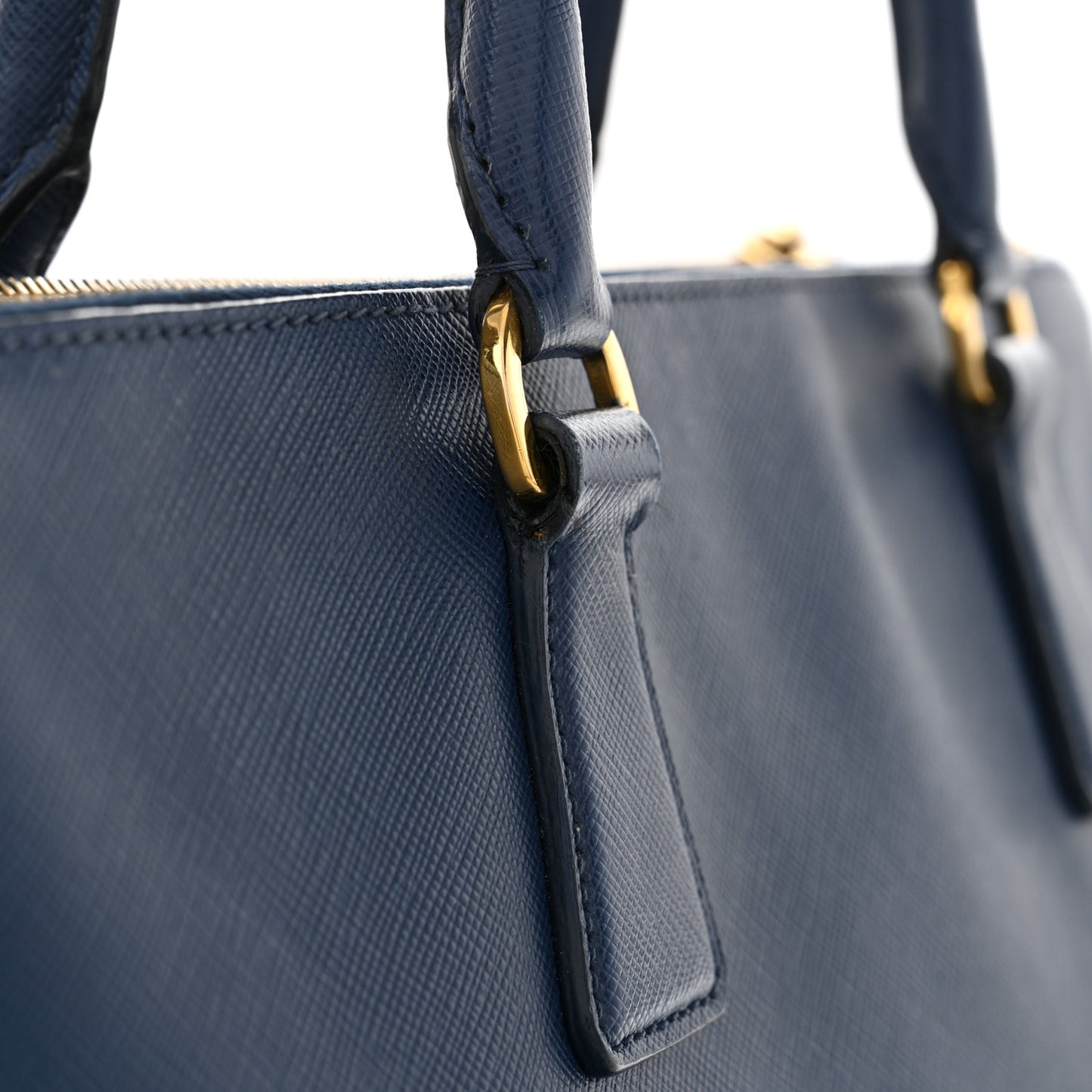 Saffiano Medium Galleria Double Zip Tote Bluette