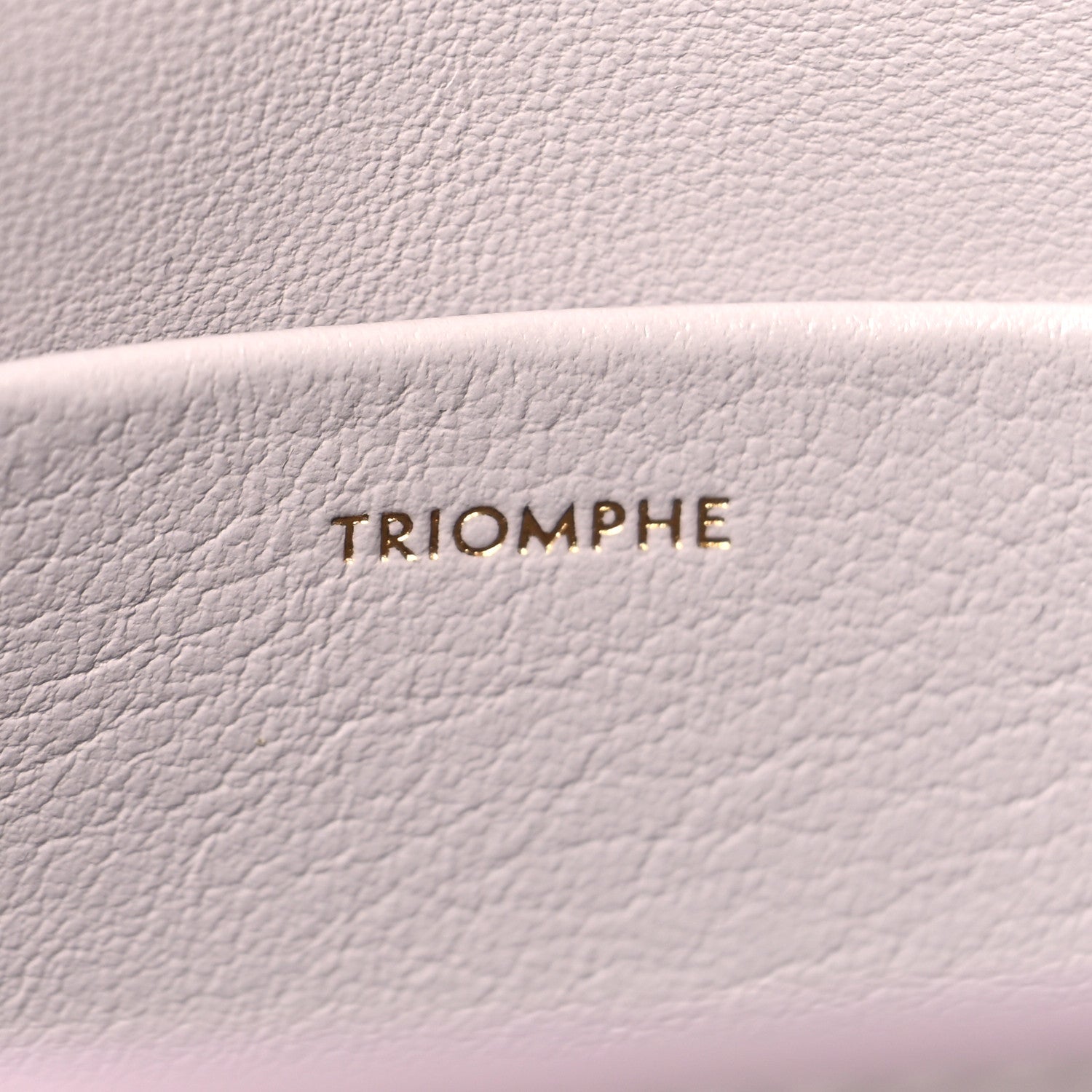 Celine Shiny Calfskin Triomphe Shoulder Bag Light Lilac 7 of 10