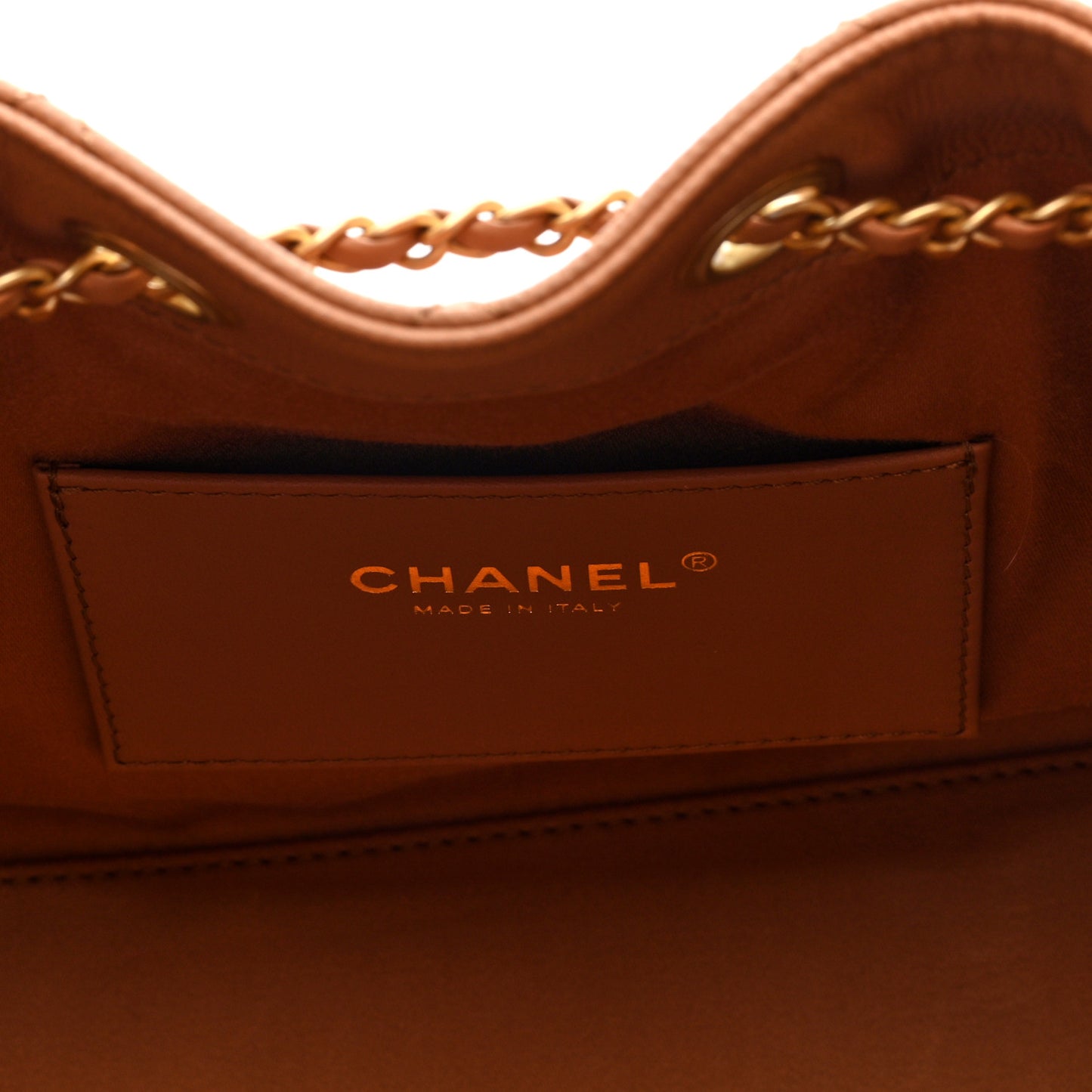 Caviar Quilted Small Chanel 25 Handbag Brown