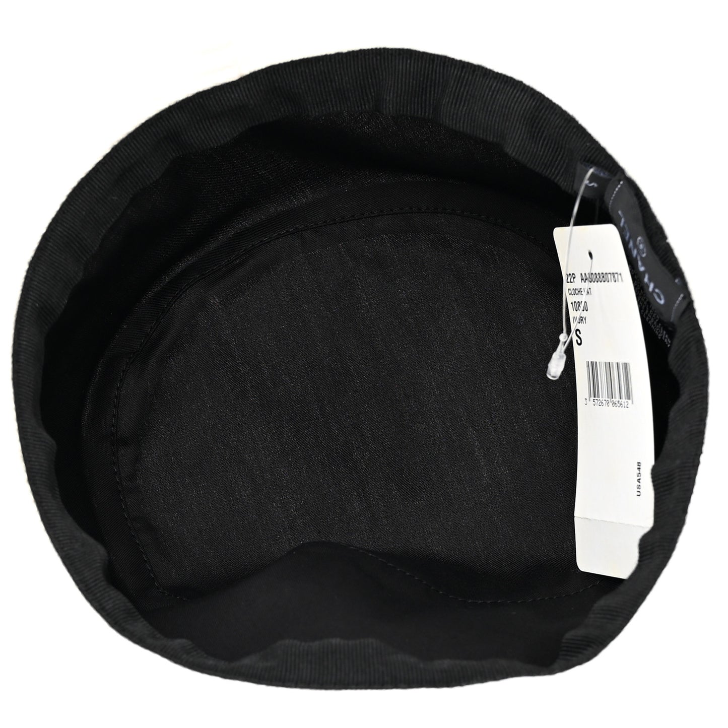 Fabric Logo Bucket Hat S White