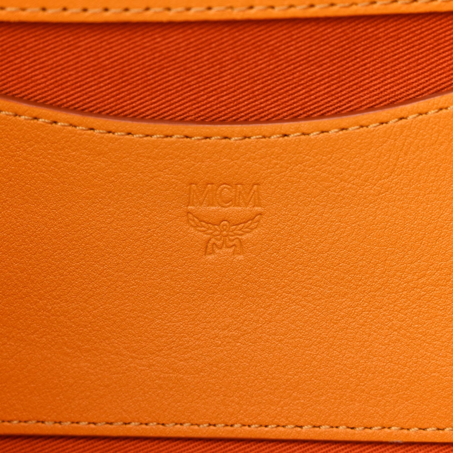 Calfskin Ottomar Monogram Soft Berlin Crossbody Golden Mango